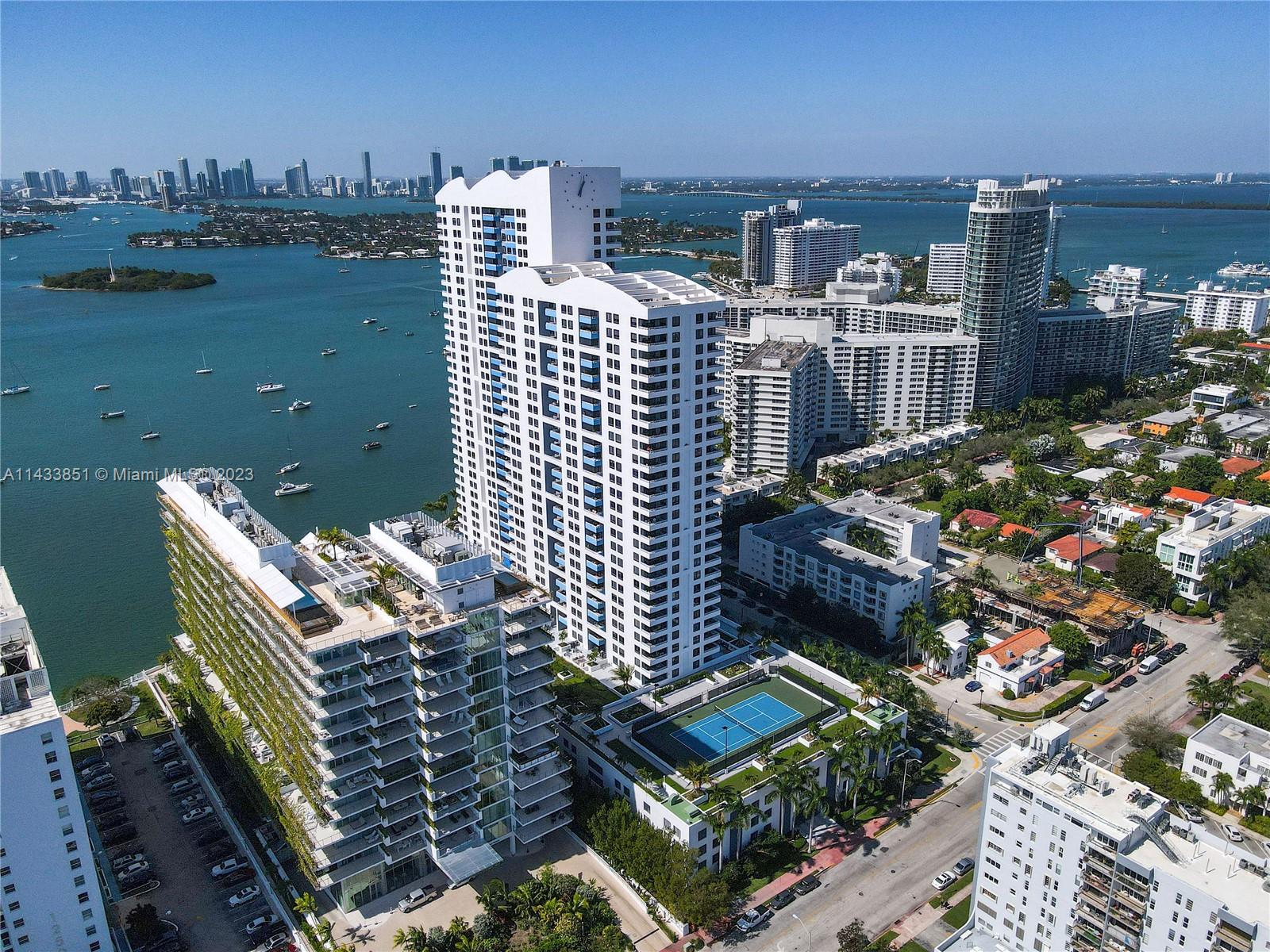 Incredible residence available at The Waverly, fully revamped with high-end enhancements. Enjoy stainless steel appliances, elegant granite countertops, exquisite marble flooring throughout, and personalized closet solutions. The Waverly stands as a retreat-inspired complex, showcasing a bayfront pool, relaxing spa, volleyball court, valet service, cutting-edge fitness center, tennis court, and inclusive premium cable TV and internet. Additionally, The Waverly boasts a strategic location just a few blocks away from Lincoln Road, an array of shops, top-notch restaurants, pharmacies, and grocery stores. Available September 15.
