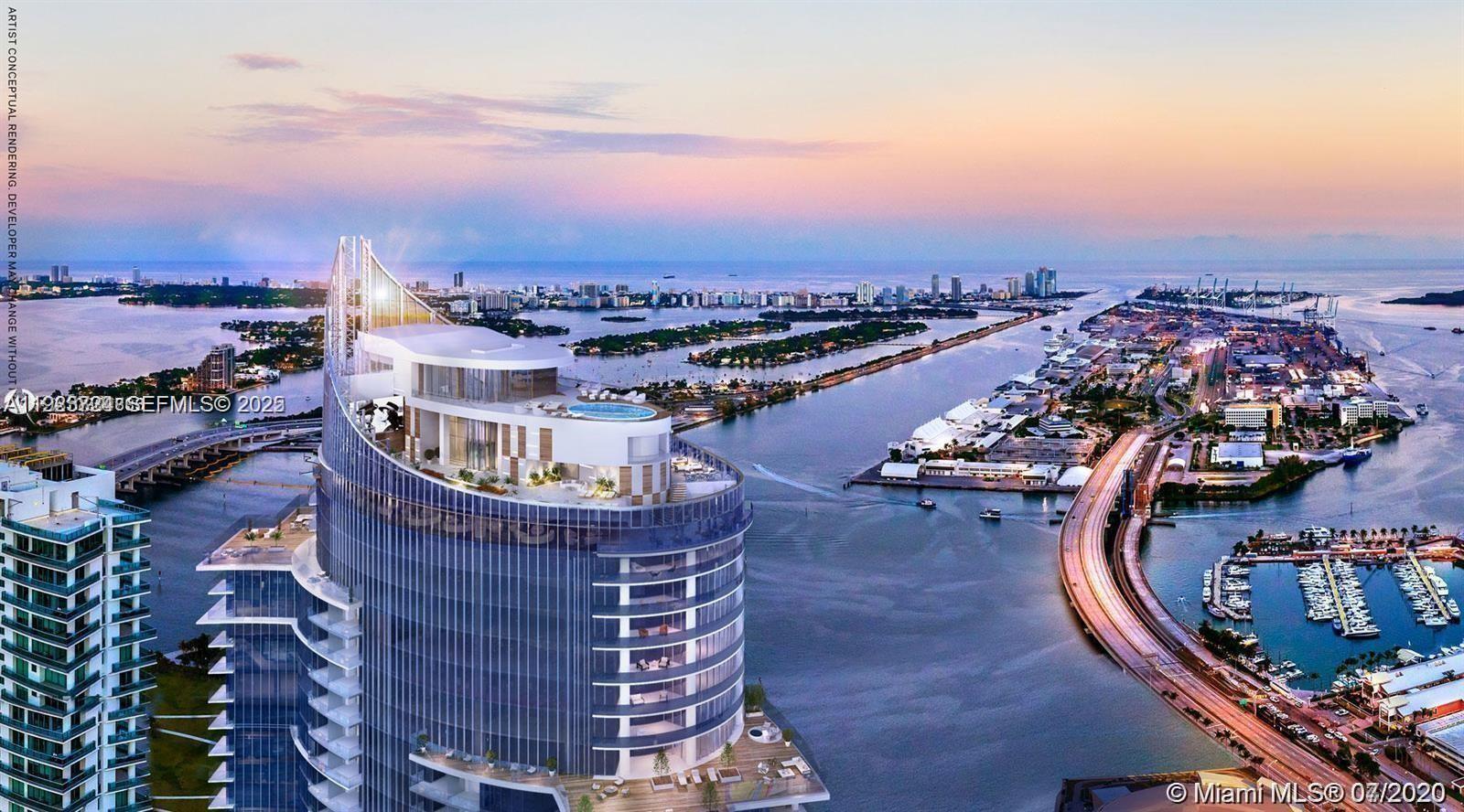 Priced to sell.... Introducing Penthouse #4911 at Paramount Miami Worldcenter – a masterpiece in the sky with the best unobstructed east-facing views in the entire tower. This exclusive Penthouse Collection residence features 4 bedrooms, a den, 5 bathrooms, and nearly 4,000 sq. ft. of refined interior living space. Your private elevator opens directly into an elegant foyer, unveiling breathtaking panoramic ocean, Intracoastal, and Miami skyline views that only an east-facing high-floor penthouse can deliver. Designed for elevated living, the home features marble floors, a gourmet chef’s kitchen with premium appliances, custom-built-ins, spacious en-suite bedrooms, and a luxurious primary suite with a spa-inspired bath.
Paramount Miami Worldcenter offers one of the most extensive amenity decks in the country, including a private soccer field, tennis courts, multiple resort-style pools, poolside bungalows, exclusive villas, a dog park, an indoor basketball court, a boxing studio, a state-of-the-art fitness center, spa, game room, movie theater, and recording studio.
Perfectly positioned in the heart of Downtown Miami, Penthouse #4911 delivers unmatched privacy, elegance, and the very best east-facing ocean and skyline views at Paramount—a true sanctuary in the sky.