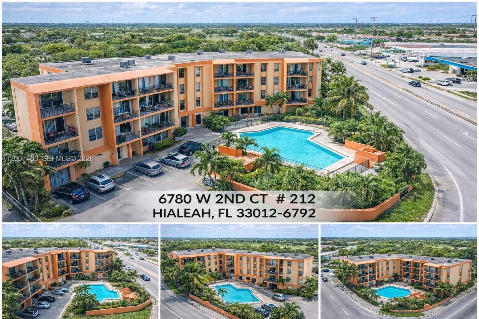 Remarks
Remarks: Spacious & Remodeled 2BR/1.5BA Condo for Rent in the Heart of Hialeah Beautifully updated 2-bedroom, 1.5-bathroom condo offering comfort and convenience in a prime Hialeah location. This residence features a modern open-concept kitchen with a center island, a bright and airy living area with access to a private balcony, and a combination of tile and laminate flooring throughout. Abundant natural light enhances the inviting interior. The community amenities include a swimming pool, elevators, on-site laundry facilities, assigned parking, and ample guest parking. Ideally located near Amelia Earhart Park, Westland Mall, dining, schools, and major highways for easy commuting. Please contact the listing agent for access.