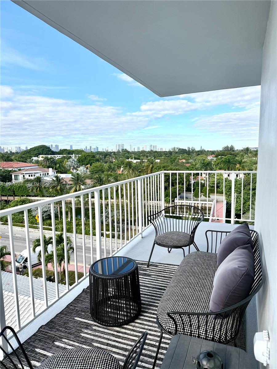 Beautifully renovated condo located in the heart of Mid-Miami Beach. This modern residence features spacious, light-filled interiors, sleek finishes, and panoramic views of Indian Creek and the Miami skyline. The open-concept layout includes a gourmet kitchen with new stainless steel appliances, custom cabinetry, and quartz countertops, perfect for entertaining or relaxing at home. The primary suite offers a serene retreat with a walk-in closet and a featuring designer fixtures and finishes. Bosch washer/dryer inside unit with deeded secure covered parking. Enjoy resort-style amenities, Heated pool, fitness center, sauna, and beach access.