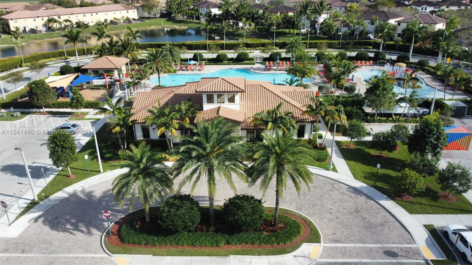 Don’t lose the opportunity to buy this 3 bedroom, 2 ½ bath townhome with one garage in a resort-style living gated community of Umbria at the Vineyards, the HOA includes a clubhouse with an Olympic-sized pool, fitness center, playground, and water park for kiddos. The house was recently painted, and all carpet was changed to a waterproof luxury vinyl 7.5mm. There are LED lights throughout the house, spotlights on the first floor, and a large closet under the stairs that was custom-made by the current owner. The backyard features a covered patio with LED white lights, a fan, and a Concrete floor with design.