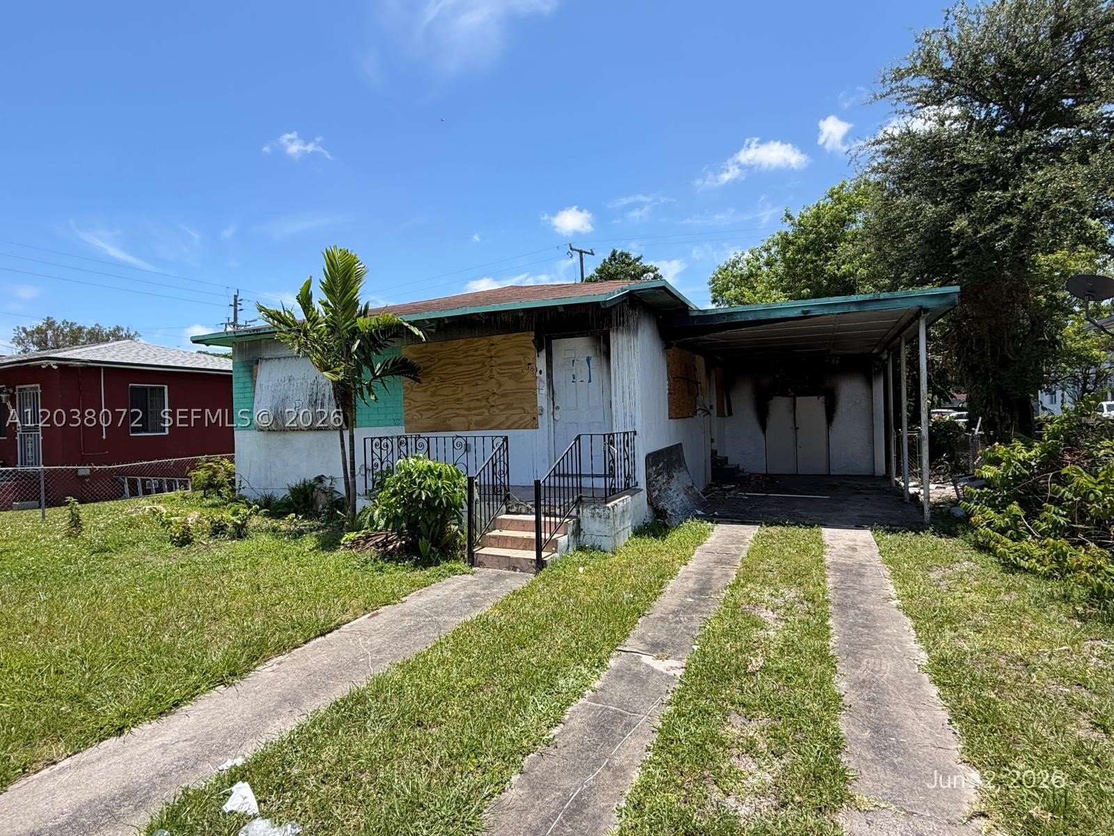 REO opportunity in Miami. Property has sustained fire damage and is being sold strictly as-is, where-is, with no seller repairs or credits. Buyer responsible for all due diligence, including condition, zoning, violations, permits, liens. Access limited due to property condition. Seller and listing broker make no representations or warranties. Property uninsurable. HUD case no. Case No. 095-035706.