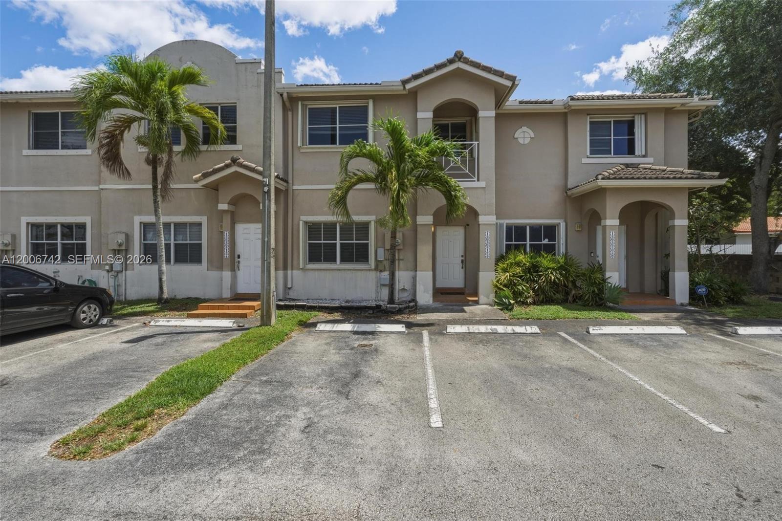 Located in the heart of the sought-after Paseos community, this townhouse offers a functional layout in one of South Florida’s most consistently desirable neighborhoods. The interior features a practical combination of tile and laminate flooring throughout, complemented by a kitchen equipped with stainless steel appliances.

Key mechanical updates provide a solid foundation for the home, including a central A/C system installed in 2021 and a tankless water heater for energy efficiency. For peace of mind and storm protection, the property is fully equipped with accordion shutters.

The Paseos community is known for its suburban charm and low HOA fees, which include access to a community pool and well-maintained common areas. The property is ideally situated near the best of Miami Lakes, including the expansive Miami Lakes Optimist Park, top-rated K-8 schools, and the popular shops, theaters, and restaurants along Main Street.

With its strategic location, residents enjoy quick access to the Palmetto Expressway and I-75, making for an efficient commute to both Miami and Broward County. This property offers a chance to secure a home in a town famous for its park-like atmosphere and tree-lined streets. Sold as-is.