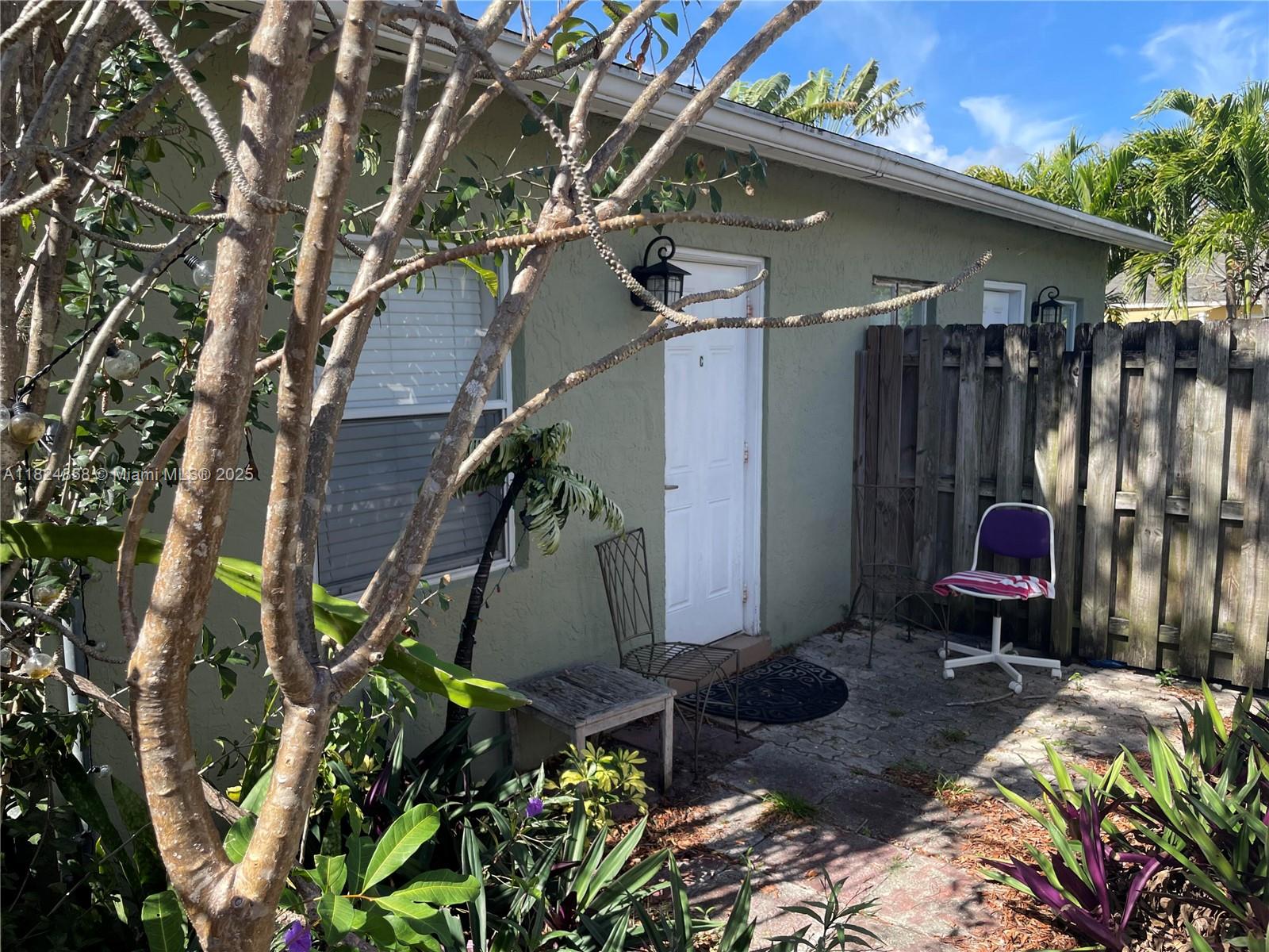 Just hitting the market, property for rent at 1108 Northeast 3rd Street, Unit C, Fort Lauderdale, FL, USA 33301.  Nice studio apartment located east of US1, north of Broward Blvd near downtown Fort Lauderdale, Las Olas and Beach.  Unit has off-street parking, private fenced landscape entry, range, refrigerator, microwave, cabinet with sink, bathroom with shower, closet.  Electricity and water included.