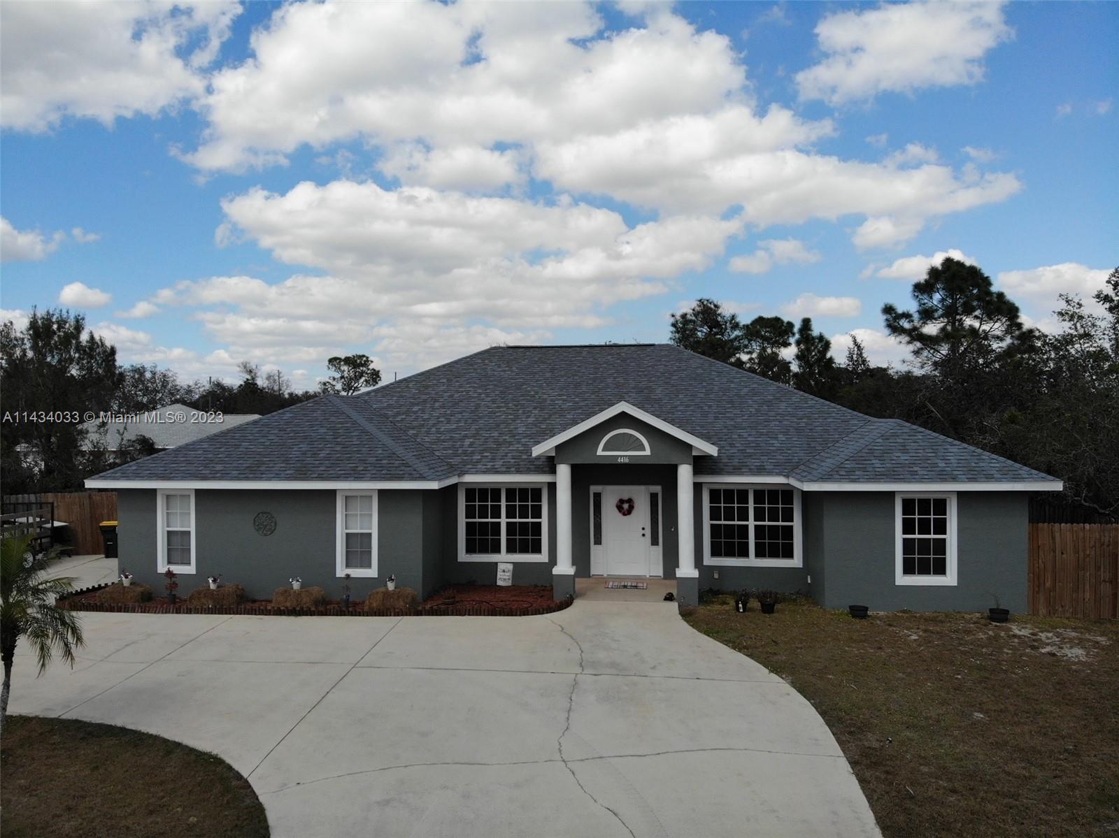 Enjoy this Ranch style property with 3 bedrooms and 2 bathrooms perfect for a big family. Located near schools, shopping centers and restaurants. House has over 1,800 sq ft. built in 2007.  The roof was completely replaced in 2022. Vacant. Tiled throughout.   The lot land is 9500 sq. ft. approx.  Screened in Terrace.  Ready to move in. double car garage.