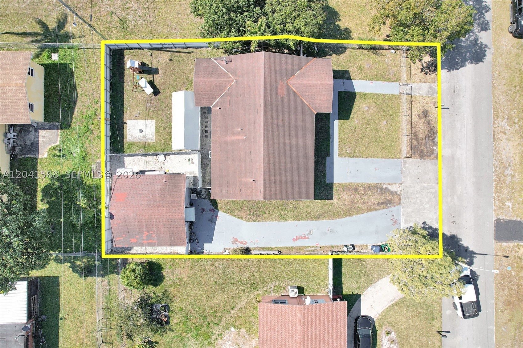 Unique opportunity in Miami Gardens with two separate living structures on one lot. The main residence is a 3/2 single-family home (1996) complemented by detached shed/garage. Both units have separate FPL meters, Lots of potential Centrally located near major roadways, retail, and schools. Strong potential for cash flow and long-term value. Property is easy to show. New roof Installed in 2026!
