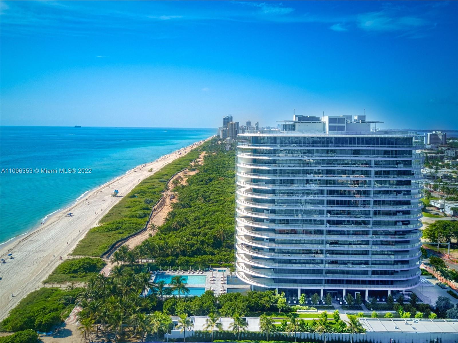 Dip your toes in the sand at 87 PARK, a boutique condo with just under 70 units and relaxing beachfront views. A fabulous 3 bed 3.5 bath, 2,200 SQ FT home with over 1,300 SQ FT of scenic balcony space, perfect for entertaining. Features Wolf & Subzero appliances, natural stone countertops, and a custom-designed wood mill bar with integrated light fixture. Enjoy unique amenities including a full-service spa, library with botanical touches, business center, cabanas surrounded by lush gardens, and their exclusive Fugo Restaurant and Enoteca Bar. Of course, let's not forget the 2 pools that lead to the shore that washes your cares away.