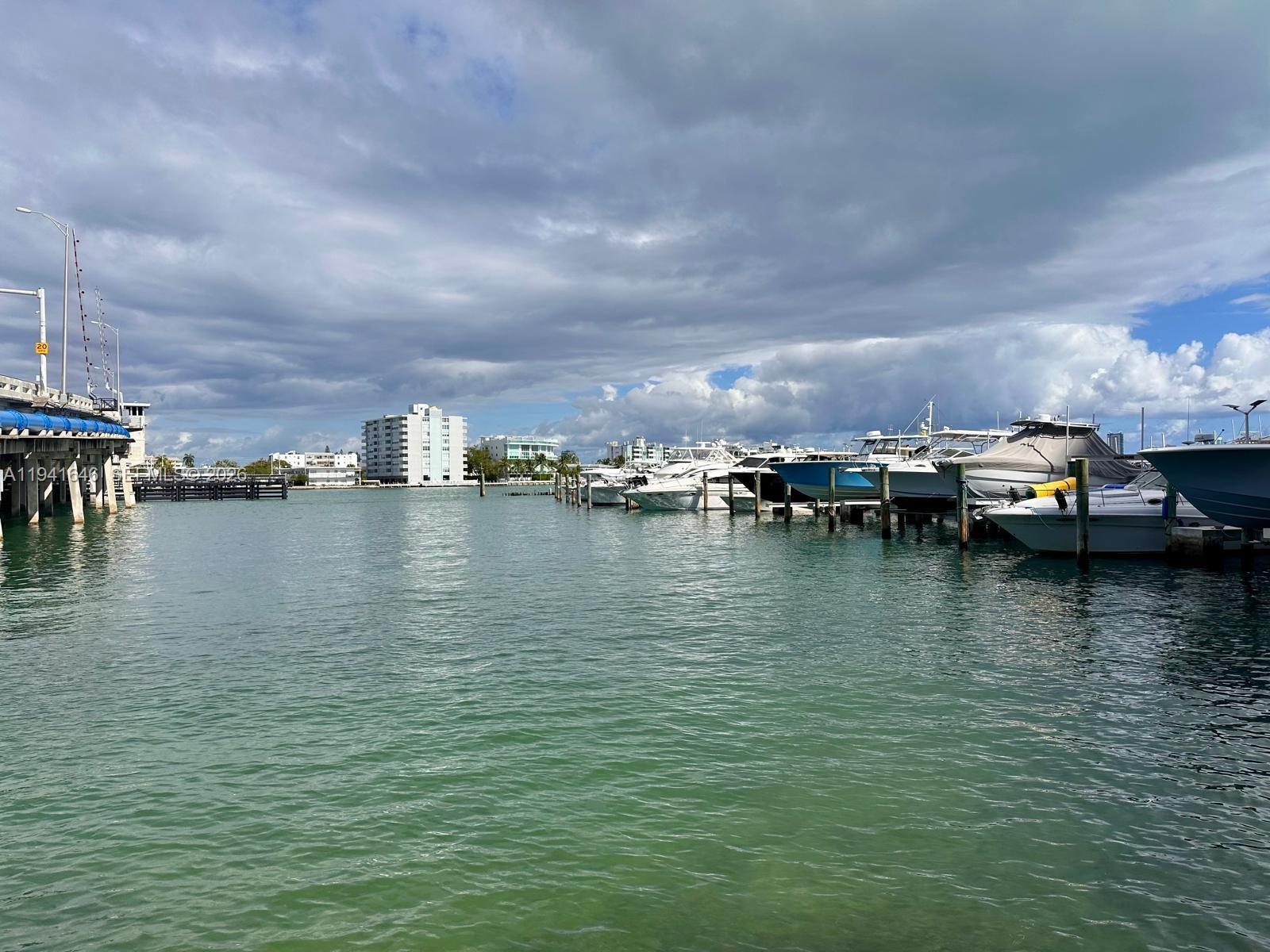 Unrestricted 60’ yacht slip located in North Bay Village, directly off Biscayne Bay and just minutes to the Inlet. Full-service marina offering fuel station, sewage pump-out, marina
lounge, marine supply store, bait and tackle shop, on-site dockmaster, laundry and shower facilities, designated garage parking, and video surveillance. On-site market, restaurants,
nail salon, and gym for added convenience. Internet, water, and electric available at each slip. No rental restrictions—ideal for personal use or investment.