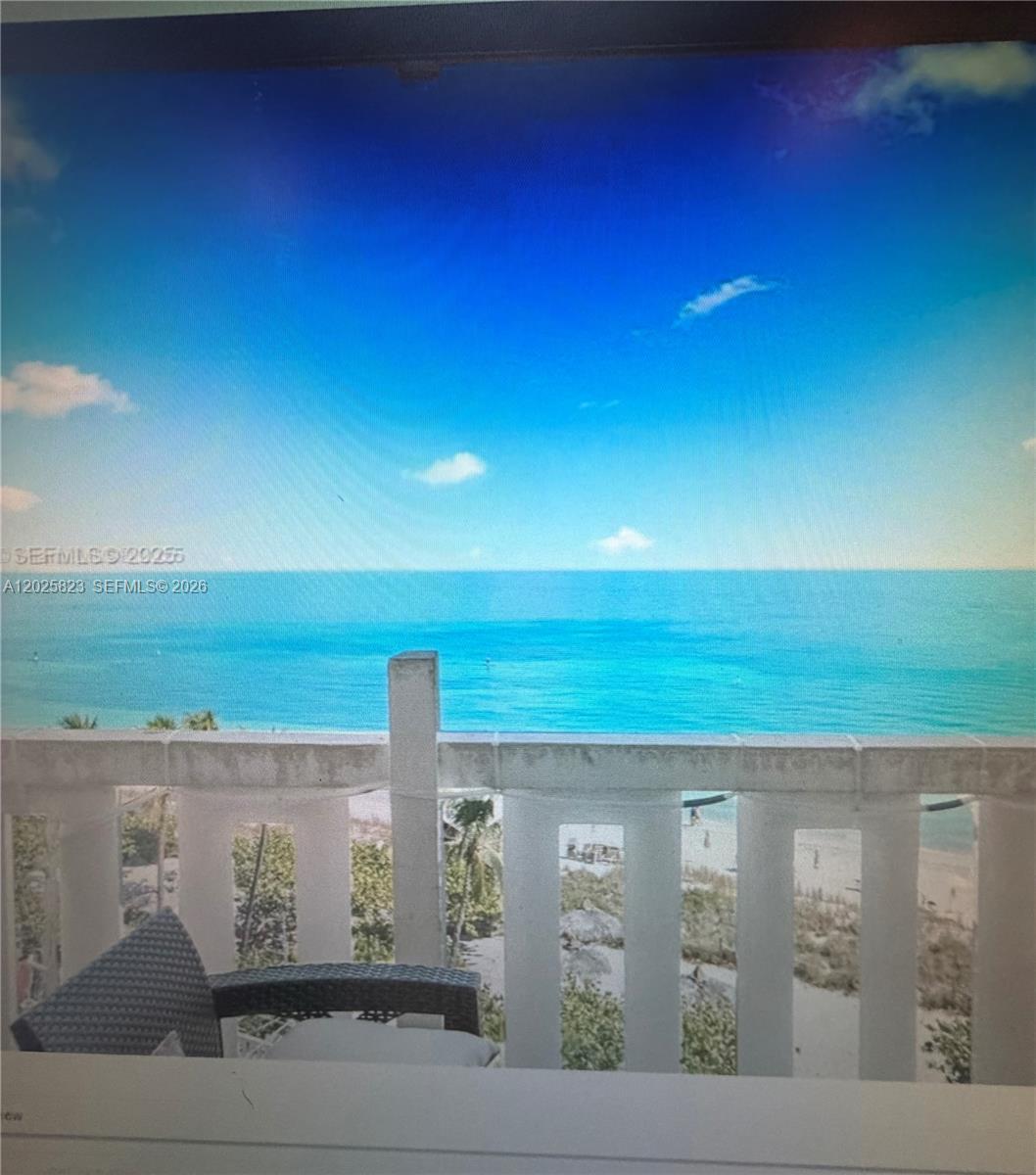 SMACK ON THE OCEAN.lOOK AT THE EVER CHANGING TURQUOISE SEA,HEAR THE SOUND OF THE WAVES,WAKE UP WATCHING THE SUN RISE.Direct access to the beach without going through the lobby.White Thassos marble floors,.This is the absolute best line in the Towers for that model.The apt needs some refreshing work and this is the best time to do it while the building is finishing the extensive renovation.The apt is empty and can be shown at any time.