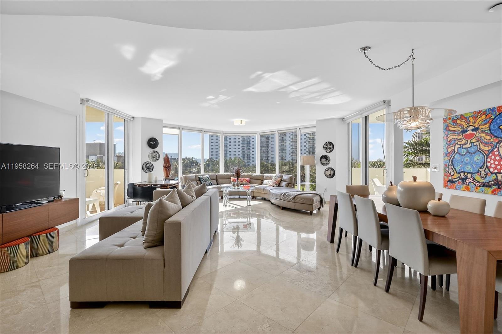 Experience elegant coastal living in this beautiful and spacious 3-bed, 4.5-bath residence offering 1,930 sq. ft. of living area at the prestigious Ocean One in Sunny Isles Beach. The home features marble flooring in the living area and kitchen, a contemporary kitchen with stainless steel appliances, two balconies, a separate laundry room, one assigned parking space, and one storage unit. Each bedroom has its own private bathroom. The oceanfront building offers exceptional amenities, including a fully equipped gym, resort-style pool, tennis court, beach service, BBQ area, 24-hour security, and more—an outstanding opportunity to own in one of Miami’s most desirable oceanfront communities.