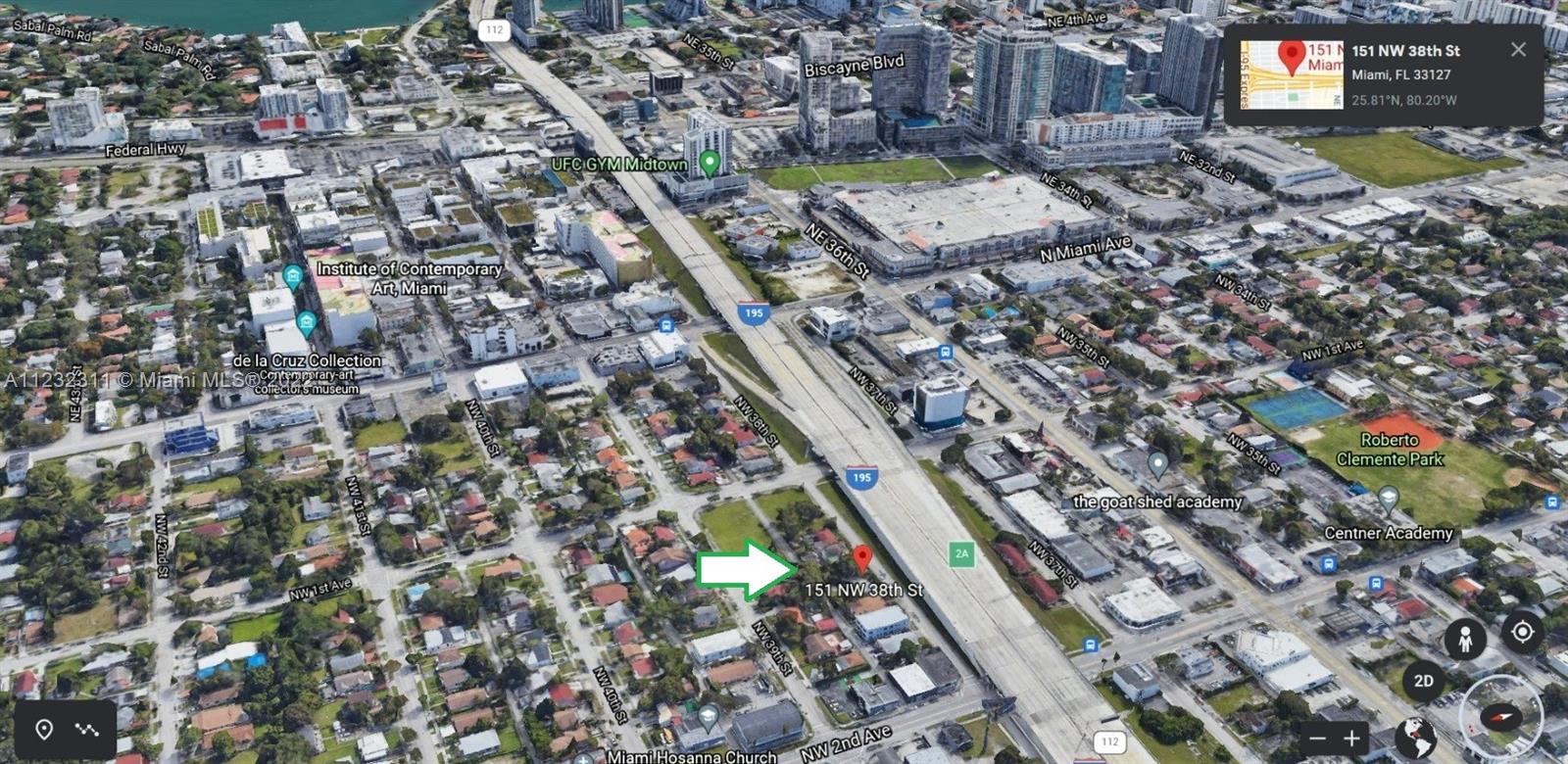 Area: Miami Design District - Neighboring: Wynwood | Midtown - Zoning: T4-O - Size: 10,000 Sq. ft. (0.23 Acre) 
Buildable (by right): 18,000 Sq. Ft. (under A/C) + Roof top - Traffic Count: 140,000+ average per day
Access: I-95 / I-195 / US-1 - Miami Airport: 15 Mins Drive - Port of Miami: 12 Mins Drive - Brickell: 12 Mins Drive
South Beach: 15 Mins Drive - Miami Health District: 8 Mins Drive