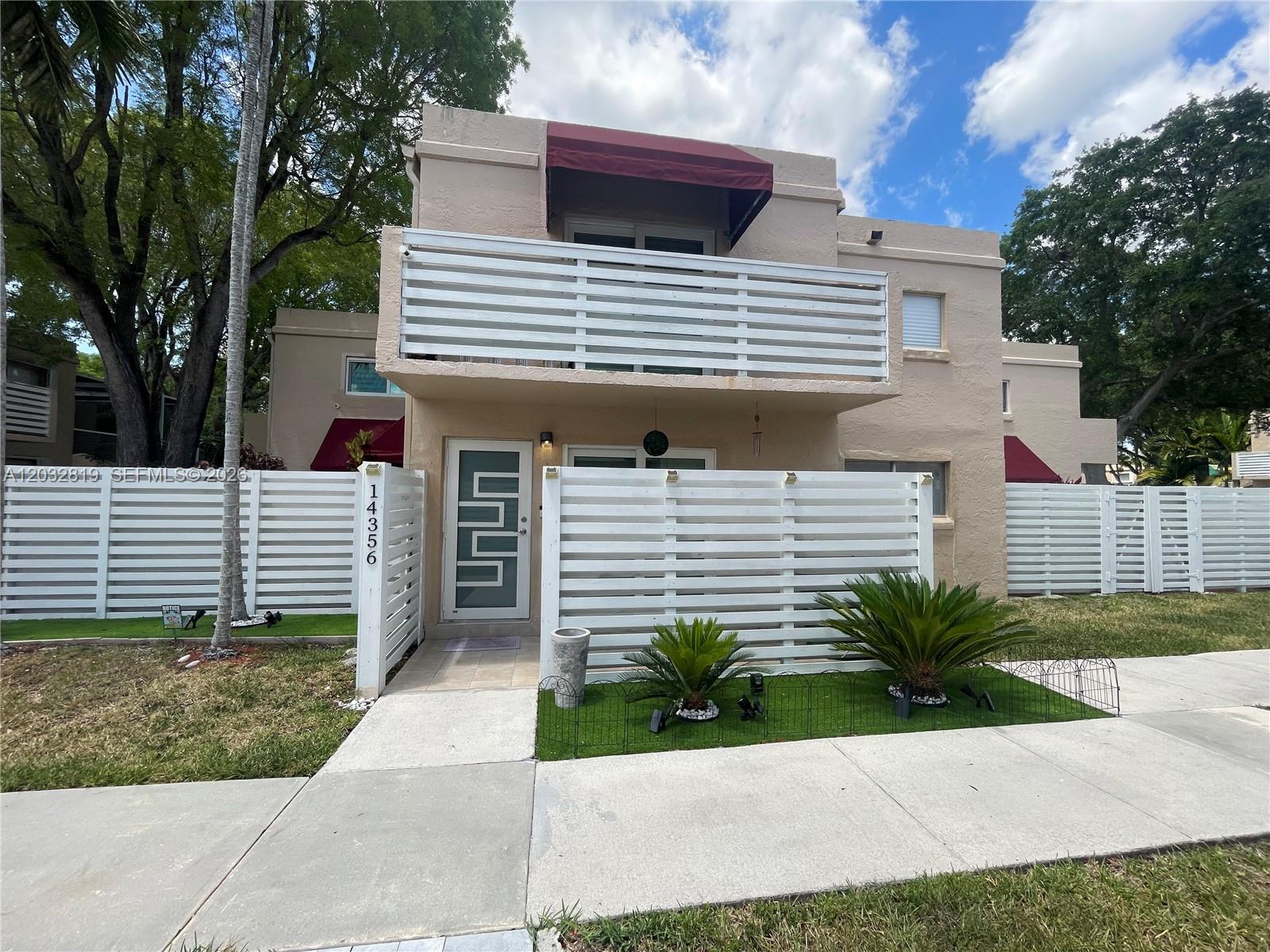 Beautifully maintained townhouse featuring recently updated bathrooms, impact windows and impact doors throughout. Spacious layout with abundant natural light, comfortable living areas, and private outdoor space perfect for relaxing or entertaining. Includes 2 assigned parking spaces plus ample guest parking. Very low monthly maintenance. Community amenities include pool, clubhouse, and basketball courts. Conveniently located near grocery stores, shopping, restaurants, Miami Dade College, Nova Southeastern University, and major highways. Easy to show.