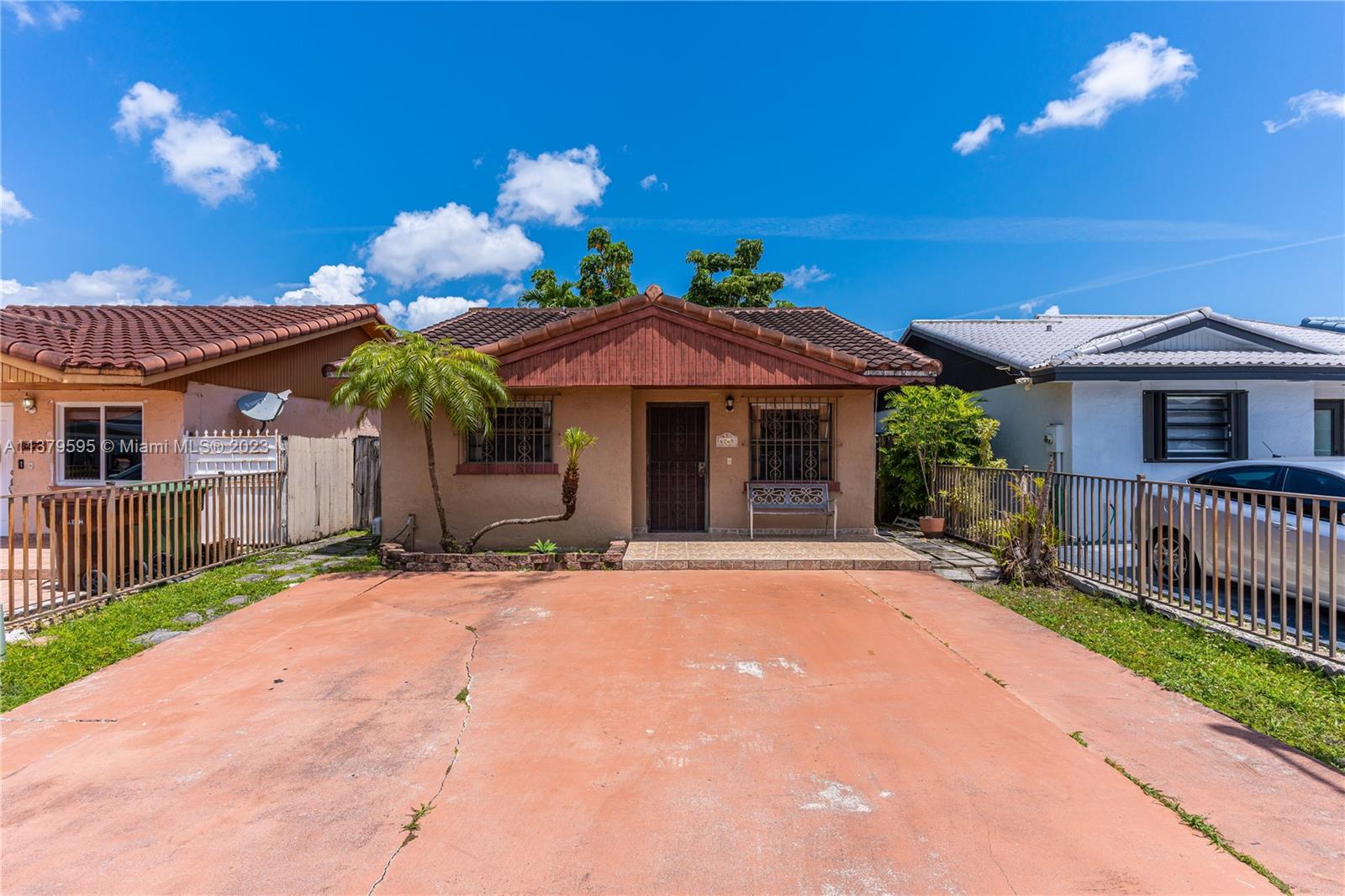 The Keyes Company is pleased to represent this fantastic Single Family home in West Hialeah. The property offers spacious living area, 2 large bedrooms & 2 bathrooms, private entrance for its  primary suite, roof done in 2010, sizable backyard , with its extensive terrace for relaxation, family gatherings, events, and wide-raging driveway for plenty of parking. Centrally located, near the 826, retail shops, restaurants, Palmetto Hospital, and much more!