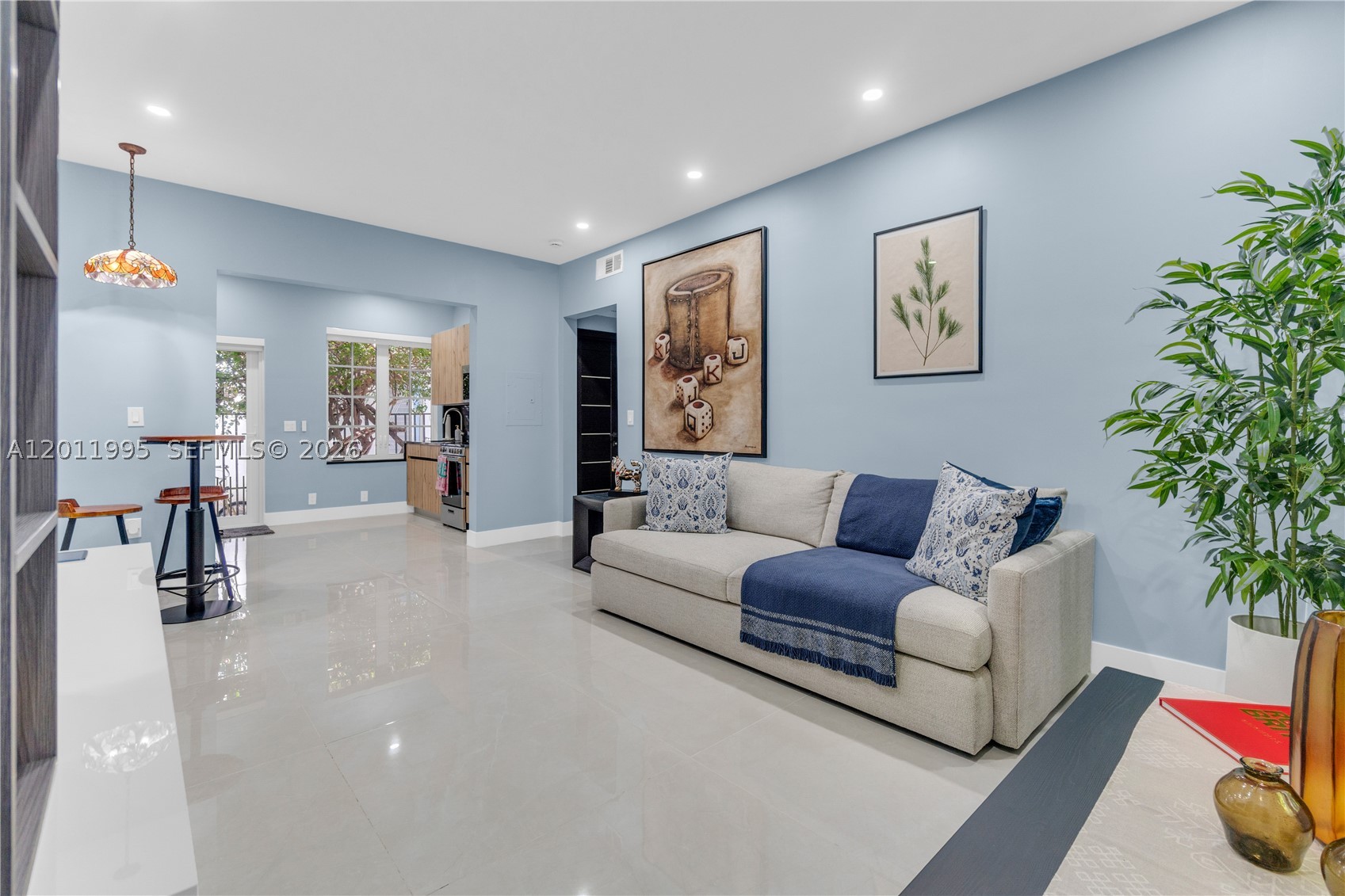 Excellent opportunity . Beautiful & completely upgraded 1 bedroom , 1 bath unit  in a boutique Art Deco building with only 10 units , immense potential , Very well maintained  with all impacts windows and doors , private entry ,nice landscapes ,Unit is in mint conditions , new Porcelain floor , bath ,  appliances ,  kitchen cabinets , freshly painted , washer & dryer inside the unit and many more has to see it . Building Ideally located just steps from  the beach ,Lincoln Road , Enjoy proximity to a big variety of restaurants ,shopping centers ,and  vibrant nightlife  that made it a prime ara and investments opportunity . Unit perfect for those looking to create their dream space ,or and investments for this lucrative rental market . Showing by appointment only.