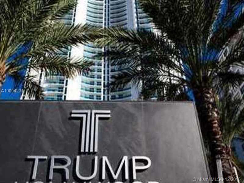 Gorgeous Condo at The Exclusive & Prestigious Trump Hollywood. Beautiful Ocean, Intra coastal and City Views. Two Large Balconies. Enjoy A Spectacular Sunrise And Sunset. Private Elevator & Foyer, 32' X 32' Porcelain Floors, Beautiful Kitchen With Granite Top & Stainless Steel Appliances. Resort-style Amenities: State Of The Art Fitness Center, Spa, Tennis Courts, Wine Bar,Cigar Room, Breakfast Bar, Theater, Social Room, Pool & Beach Service, 24 Hour Valet & Concierge, And Much More.