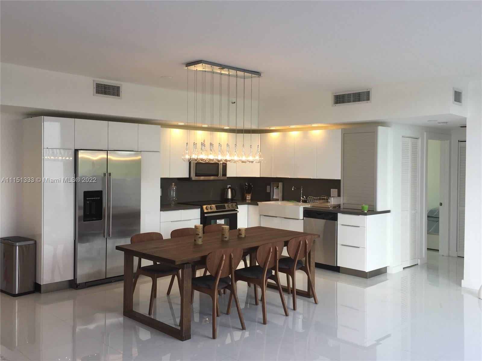 Rare opportunity!!! Super modern waterfront residence in a fully gate private island community. Located in the heart of Sunny Isles right across the street from the beach. The apartment consists of 3 large bedrooms with 2 full and 2 half bathrooms!
The unit has breathtaking views! Simply relax on the balconies and watch the boats/yachts go by.  Professionally decorated and furnished by one of precious Paris premier decorators. 
Private keyed elevator opens directly into the unit. Three very spacious balconies. Washer/dryer inside unit. Amenities includes: 4 tennis courts, basketball court, two heated pools, spa, playground, upgraded exercise room., clubhouse and gym. Security on site 24/7. Across from the ocean and walking distance to house of worship, all shops, top rated A+ school.