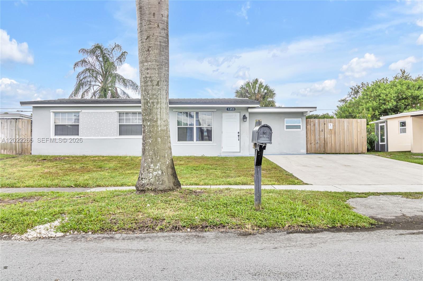 This charming single-family home has been thoughtfully updated and features three bedrooms, one bathroom, and an additional room that can be used as a den/family room. It is situated in the highly sought-after Playland Village community in Davie, with no HOA. The property includes a new tile roof and a newer air conditioning system. Furthermore, the home is set on a generously sized lot, providing ample space for outdoor gatherings, potential future expansion, or a swimming pool. Seller agrees to pay off PACE assessment at closing which reduces the annual taxes substantially.
