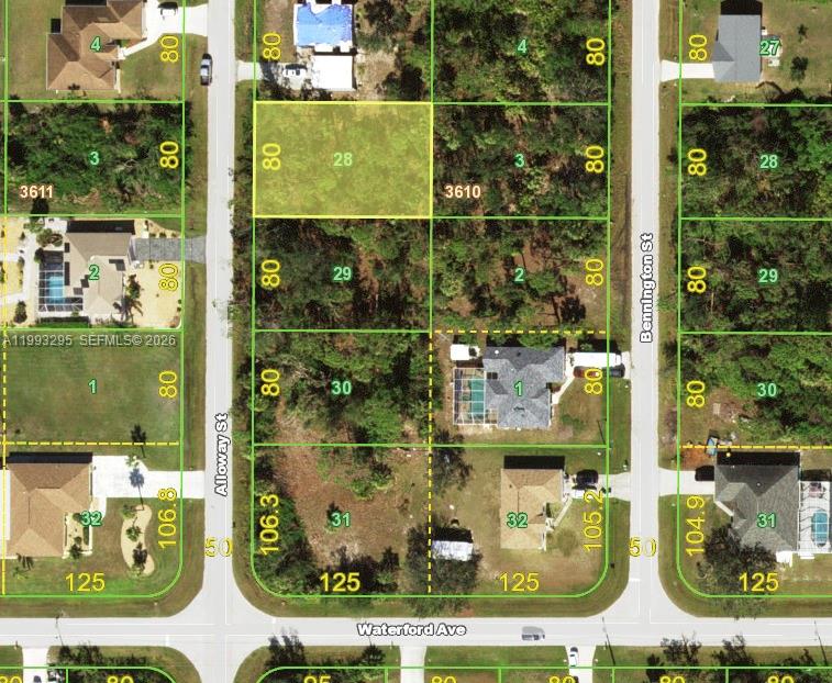 Excellent opportunity to own a buildable residential lot in Port Charlotte, with access to a larger portfolio of opportunities in the immediate area. This property is one of 48 available lots, giving buyers the ability to select individual parcels or secure multiple sites for development or investment.
Lots are priced to sell and can be purchased individually or as part of a package. Opportunities like this—where multiple buildable lots are available in one area—are increasingly rare.