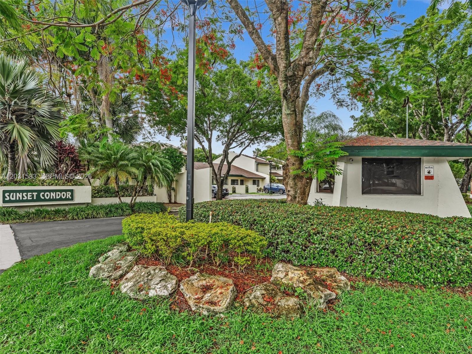 Welcome to Sunset Condor, a well-maintained community in the heart of Kendall. This spacious 2-bedroom, 2-bathroom condo offers a functional floor plan with comfortable living spaces and abundant natural light throughout. The primary bedroom features a beautiful skylight that fills the room with sunshine, creating a bright and inviting retreat. For added convenience, the unit includes a washer and dryer inside.

The open living and dining areas provide a versatile layout ideal for everyday living and entertaining. Enjoy your private balcony/patio, perfect for morning coffee or relaxing at the end of the day. Residents of Sunset Condor enjoy access to community amenities including a swimming pool, tennis courts, and beautifully maintained grounds.

Ideally located near major highways, shopping, dining, parks, and top-rated schools, this home offers the perfect combination of comfort and convenience. Whether you're a first-time buyer, downsizing, or seeking an investment opportunity, this property is a must-see. Easy to show and ready for its next owner. Don't miss this opportunity to own in one of Kendall's most desirable locations.