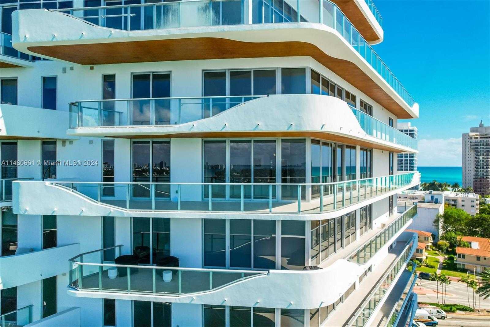 Live at the newly constructed Monaco Yacht Club & Residences. 39 direct waterfront residences with private elevators and foyers. Building is fully finished & curated by Piero Lissoni. This 2,822 sqft Waterfront Residence includes 4 bedrooms, 3.5 bath, and a breathtaking 1,200 sqft wraparound terrace with direct bay, intercostal, & ocean views. Finished with beautiful European white oak floors, Boffi kitchen with Miele appliances and a tall subzero wine cooler.