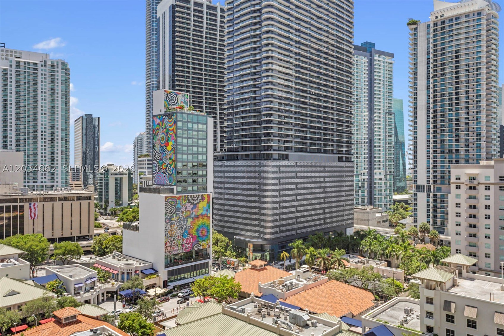Enjoy  open views from this 11th-floor condo facing south, offering an impressive 180-degree panorama that stretches from east to west. This spacious residence features 1 bedroom plus a flexible den that works perfectly as a home office or guest space, along with 2 full bathrooms. The home includes a modern kitchen with quality appliances and stylish finishes, and large windows that fill the space with natural light throughout the day. The building provides excellent amenities such as a rooftop pool, fully equipped fitness center, 24-hour concierge, and valet parking. Located in the center of Brickell, you are just steps away from top restaurants, shopping, and entertainment. HOA fees include water, cable, and internet. This unit is being SOLD AS IS including all furnitures, small appliances and kitchen equipment. Short-term rentals are allowed with a minimum stay of 30 days.