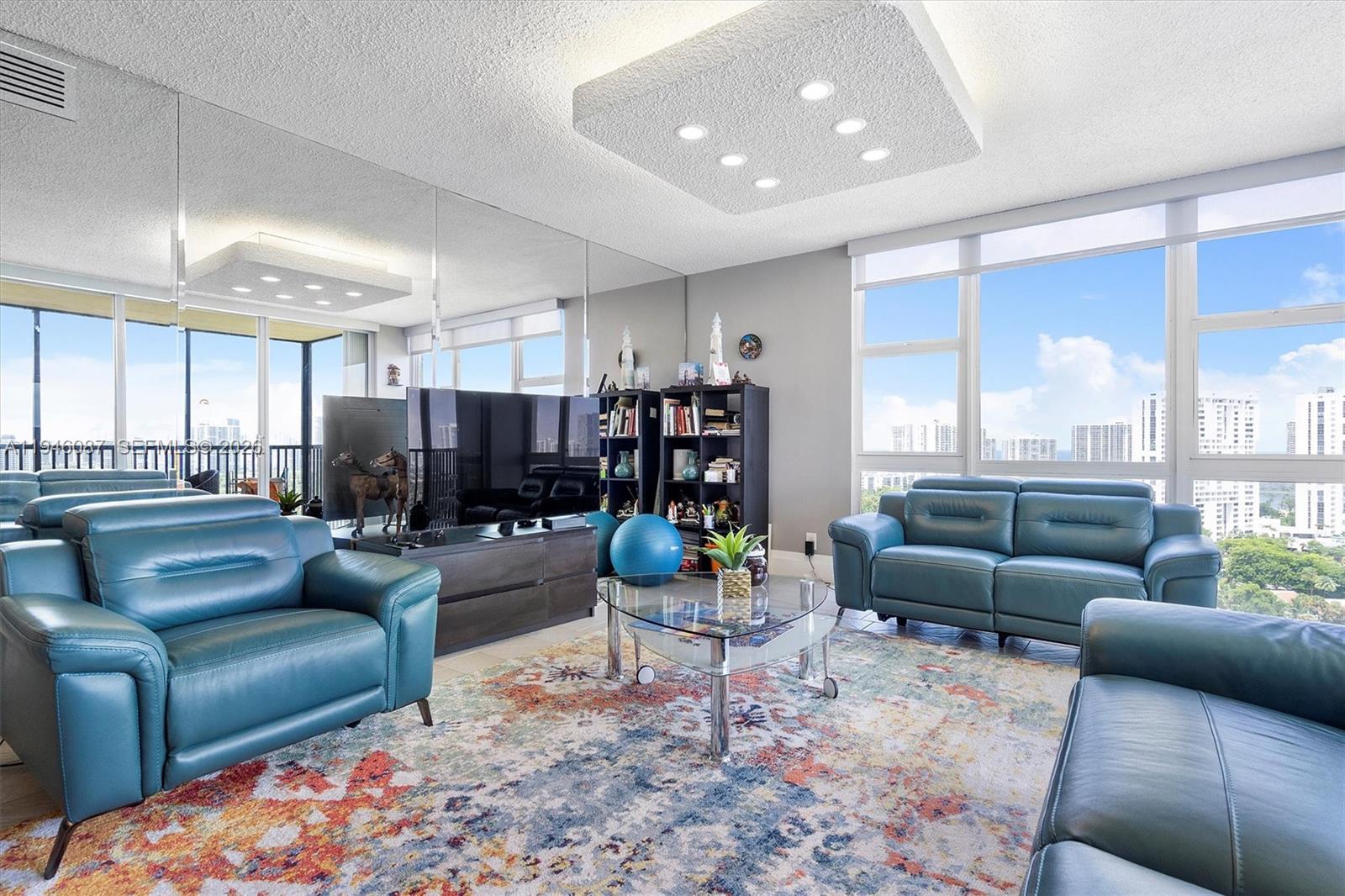 Welcome to Coronado Towers III, Unit 1933 (corner unit) located in the beautiful City of Aventura, Florida. This unit offers an ample floor plan and amazing views of the Sunny Isles skyline, the Soffer and Miller Golf courses at the JW Turnberry, and partial ocean views! As soon as you step in, you are welcomed by a hallway that leads into the spacious living and dining area, the kitchen is adorned with light-color cabinetry and backsplash, two spacious bedrooms and screened balcony perfect to enjoy sunrises. The building's lobby was recently updated, and it also features a pool, gym area, guest parking and more!