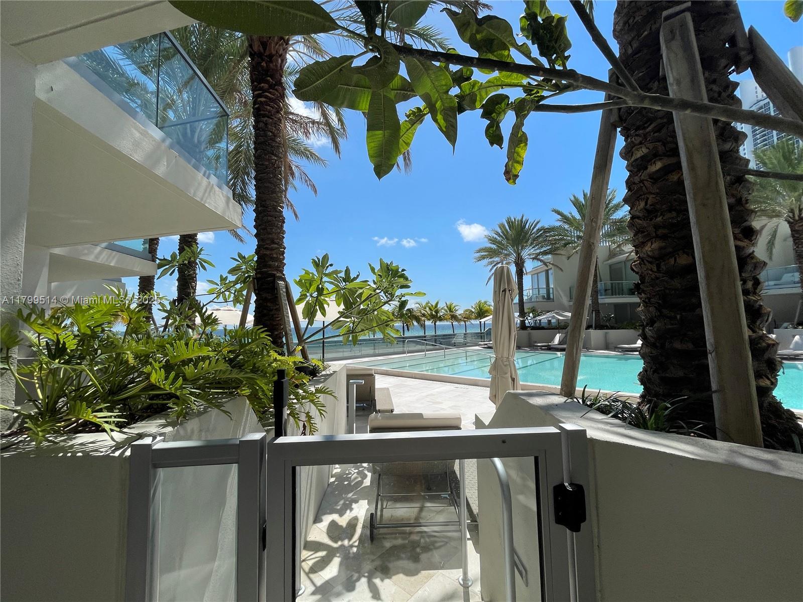 Step into a secluded retreat by owning a cabana an extension of your residence. Whether you are looking for a quiet place to work or an intimate space to commune with nature. Own one of the few poolside level cabanas available for purchase by current Turnberry Ocean Club Residents ONLY. Breathtaking views of the ocean and infinity pool. Cabana features custom floors, a full bathroom & Kitchenette, with Duravit and Dornbracht fixes, and features and private terraces.