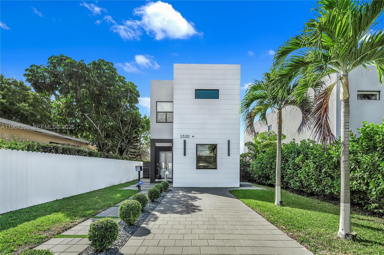 SIGNIFICANT PRICE REDUCTION !! Contemporary residence built in 2022 offering a functional and elegant layout with 4 bedrooms, 4.5 bathrooms and 2,594 SF of living area. The home features an open-concept design with large porcelain tile flooring, impact windows, and modern finishes throughout. The kitchen is equipped with custom cabinetry, black stainless-steel appliances, and an oversized island, ideal for entertaining. Additional features include built-in closets, electric gate, sprinkler system, and a private patio. One bedroom with full bath is located on the ground floor with exterior access. Ideally positioned near Brickell, Coral Gables, Coconut Grove, and Miami International Airport, this home offers easy access to the city’s top dining, business districts, and lifestyle destinations. A rare opportunity to own a contemporary home that blends location, design, and comfort effortlessly.