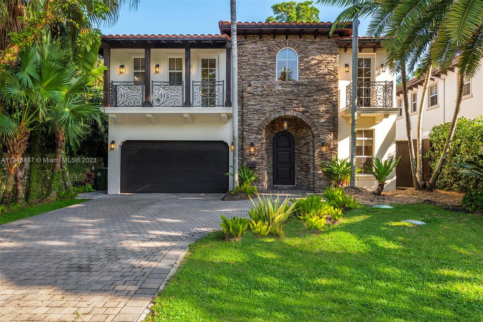 Ideally located in the heart of South Coconut Grove, 3811 Crawford boasts over 4800 total square feet of beautifully designed living spaces. As you step inside, you'll immediately notice the home’s light and bright feel, as well as impressive details such as coffered ceilings & Jerusalem marble floors. The primary suite, with its luxurious spa-like bath and private balcony, is located on the 2nd floor alongside the 3 other spacious bedrooms. Additionally, the home offers 2 separate office spaces plus a bonus den/playroom, making it the ideal layout for families or work from home professionals. Enjoy the Miami lifestyle all year round from the covered patio overlooking the sparkling pool, or take a short walk to the area's best dining, shopping, and entertainment options.