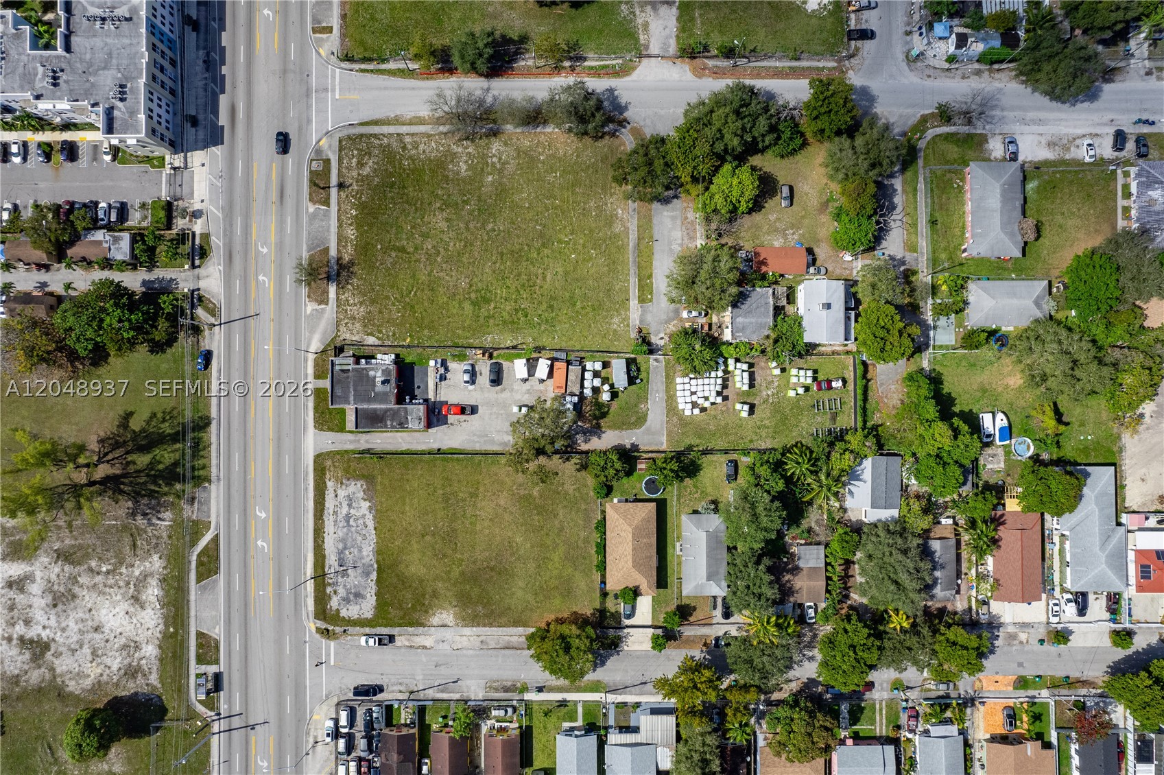 Prime 21,780 SF lot with 2,769 SF building on high-traffic NW 79th St. Zoned NCUAD-UC Edge, allowing max density mixed-use development under SB102/Live Local. Potential to build approx. 75 units. Located in a high-demand Opportunity Zone. Property generates $60K/YEAR—an ideal covered land play. Offered at just $76/SF. permitted uses include: Multifamily residential (e.g., apartments or condominiums), Ground-floor retail, restaurants, personal services, and offices. Civic uses such as libraries, daycare, or cultural facilities. Enclosed entertainment venues (like performance spaces or clubs) with proper licensing Don’t miss this rare value-add or redevelopment opportunity!