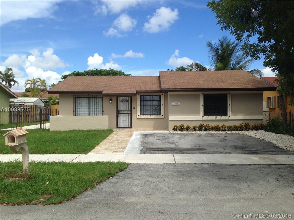 Beautiful fully remodeled single family home. Excellent location! Close to elementary, middle, high schools, and FIU. Also adjacent to many shops and restaurants. New porcelain floors, freshly painted, new kitchen cabinets, appliances, and granite counter tops. New washer and dryer. Both bathrooms updated! New grass in the yard! Live in the nicest house on the block! No association! Absolutely no pets allowed. Tenant occupied, move-in April 1st.
