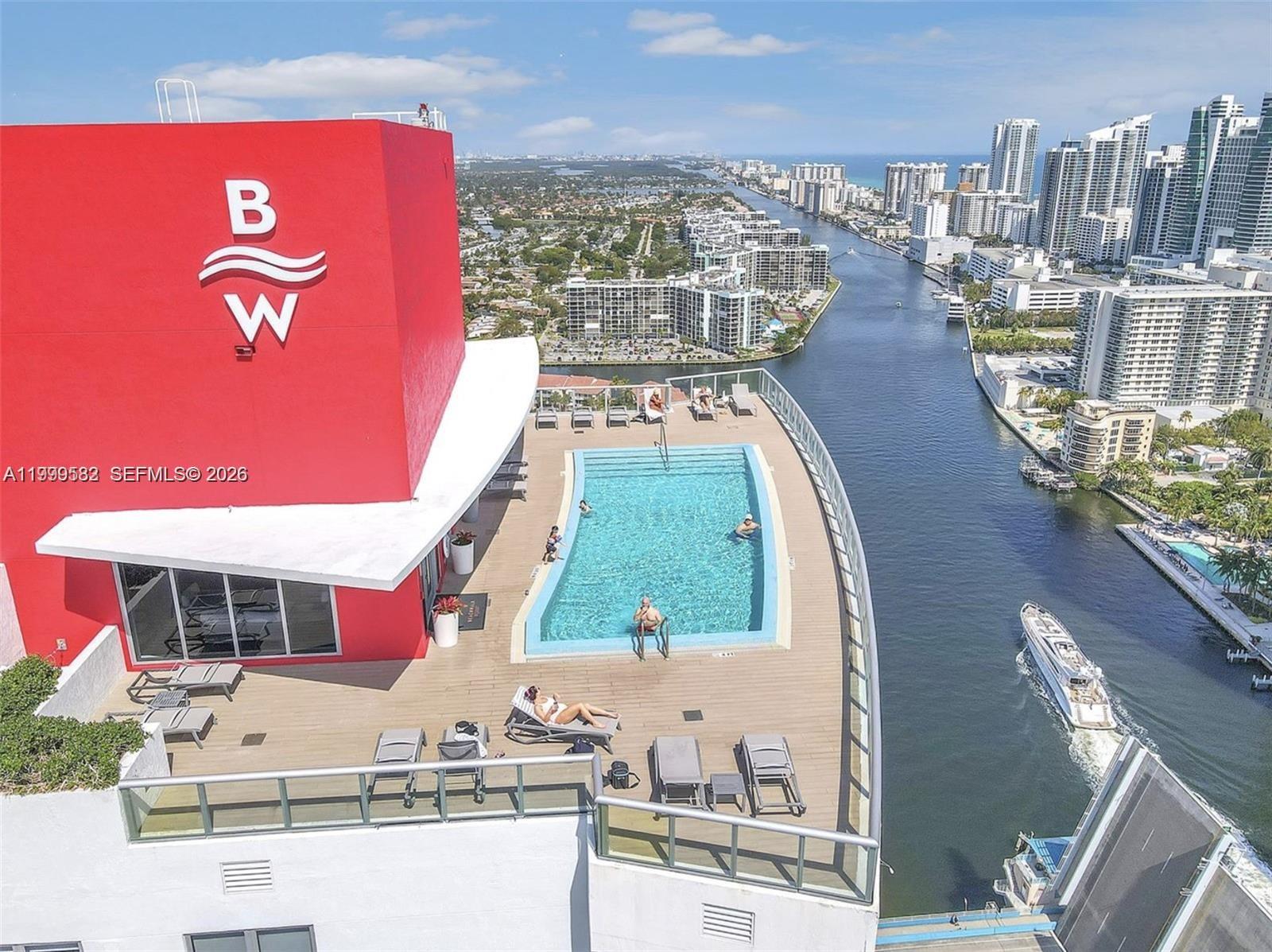 Perfect investment opportunity designed to generate cash flow from day one. This 12th-floor residence offers the ideal blend of income potential and personal enjoyment, with no short-term rental restrictions—making it a true turnkey “cash machine.”

The property features two pools: one for guests overlooking the Intracoastal, and a private rooftop owners’ lounge with its own exclusive pool. Enjoy resort-style amenities including complimentary beach service (beds & towels), shuttle transportation to and from the beach, valet parking, a fully equipped gym, and an on-site restaurant.

Located in the heart of Hallandale Beach, this unit offers the flexibility to generate consistent rental income while reserving time for your own stays whenever you choose—perfect for both investors and lifestyle buyers.