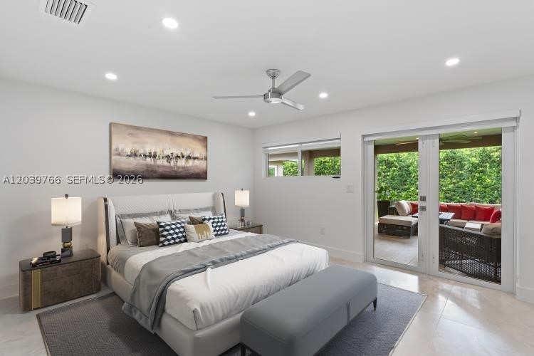 Located in northern Coconut Grove, this fully renovated, turn-key residence seamlessly blends luxury, tranquility, and modern sophisticated. In addition to offering 5 bedrooms and 4 bathrooms, it is the only house in the prestigious neighborhood of Bay Heights with a pond, bringing a calming sound from the cascading waterfall with Colorado boulders and a floating bridge leading you to the front door. Additionally, this is one of the few homes in the neighborhood with an underground bunker from the Cold War! Expansive living spaces while maximizing storage in walk in pantry/laundry room and deep cabinets underneath the kitchens waterfall counter. Flooded with natural light from floor to ceiling impact windows and allows the zen-feeling to flow throughout the house, from the koi-inspired pond at the entrance, to the handcrafted pebble fountain from Lima, Peru installed underneath a roof opening in the covered terrace. Perfect for entertaining indoor and outdoor, peaceful sanctuary minutes from the bustling Brickell, Key Biscayne, Downtown Miami, and Coconut Grove with top rated schools, marinas, parks, and world class dining.