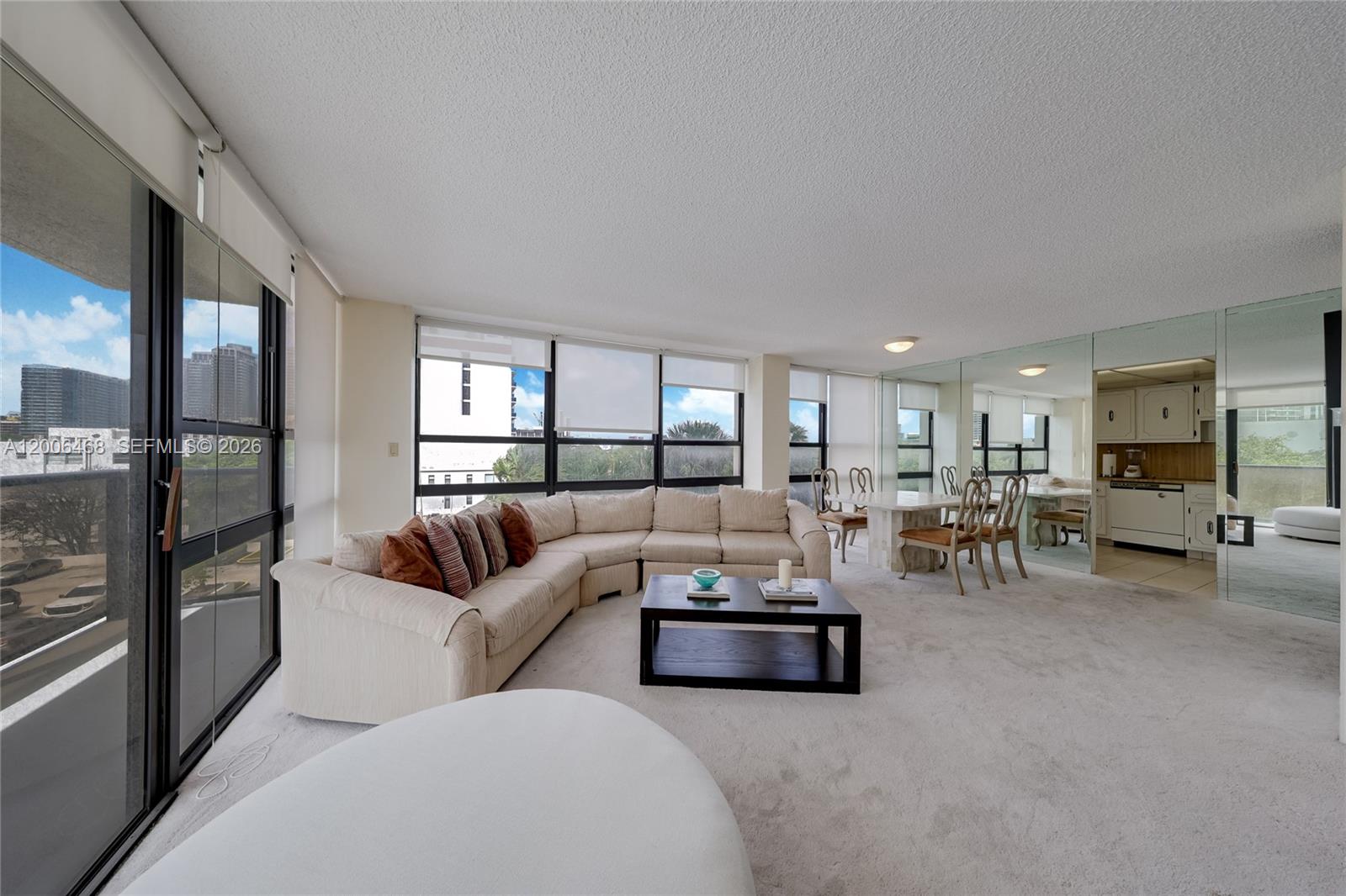 Great opportunity to own in one of Miami’s most desirable neighborhoods. End unit with an open floor plan offering great natural light. Two spacious bedrooms plus two bathrooms, along with a small room that can function as a home office or additional storage. The building is undergoing a transformation, with a new balcony and impact windows coming, along with significant improvements to the common areas currently in progress
