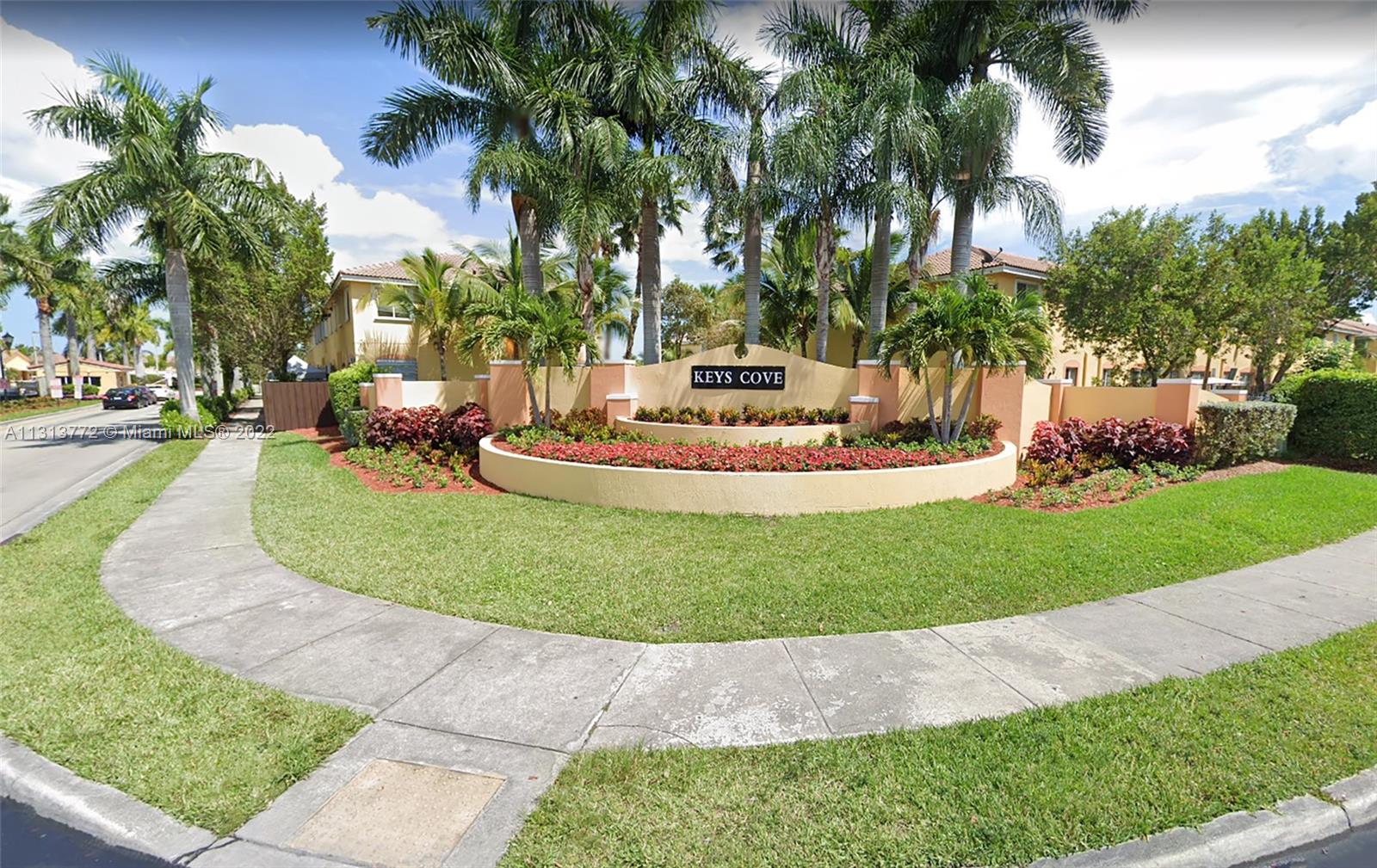 Amazing opportunity to call this first floor 2 beds 2 baths unit in Keys Cove home! Enjoy natural lighting with a terrace perfect for entertaining. Exceptional common areas with a large pool and club room! Washer and dryer inside unit. Close to West Kendall Baptist Hospital, restaurants, major highways, dining, shopping, and places of worship. Please use ShowingTime for showings.