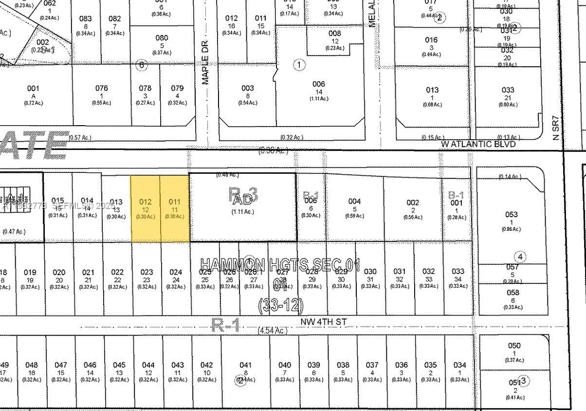 HAMMON HEIGHTS SEC ONE - Land