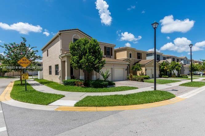 Beautiful gated community with the largest size house on corner lot with lots of light. Diamond model,
fully upgraded 5 Bed 4 Bath, ceramic floors throughout, kitchen cabinets with granite countertops & S.S appliances, pantry, living/dining, family room, laundry, room with washer & dryer, 2 car garage parking, and 2 open spaces, high impact windows & doors, large fenced patio. Two Covered Garage. 4 kids playgrounds, running/walking path around the community, community pool and 24 hours security, club house with pool, exercise and jogging trail, 24 hrs security, close to restaurants, shops and houses of worship, Close to the I-95 and 441, Aventura Mall