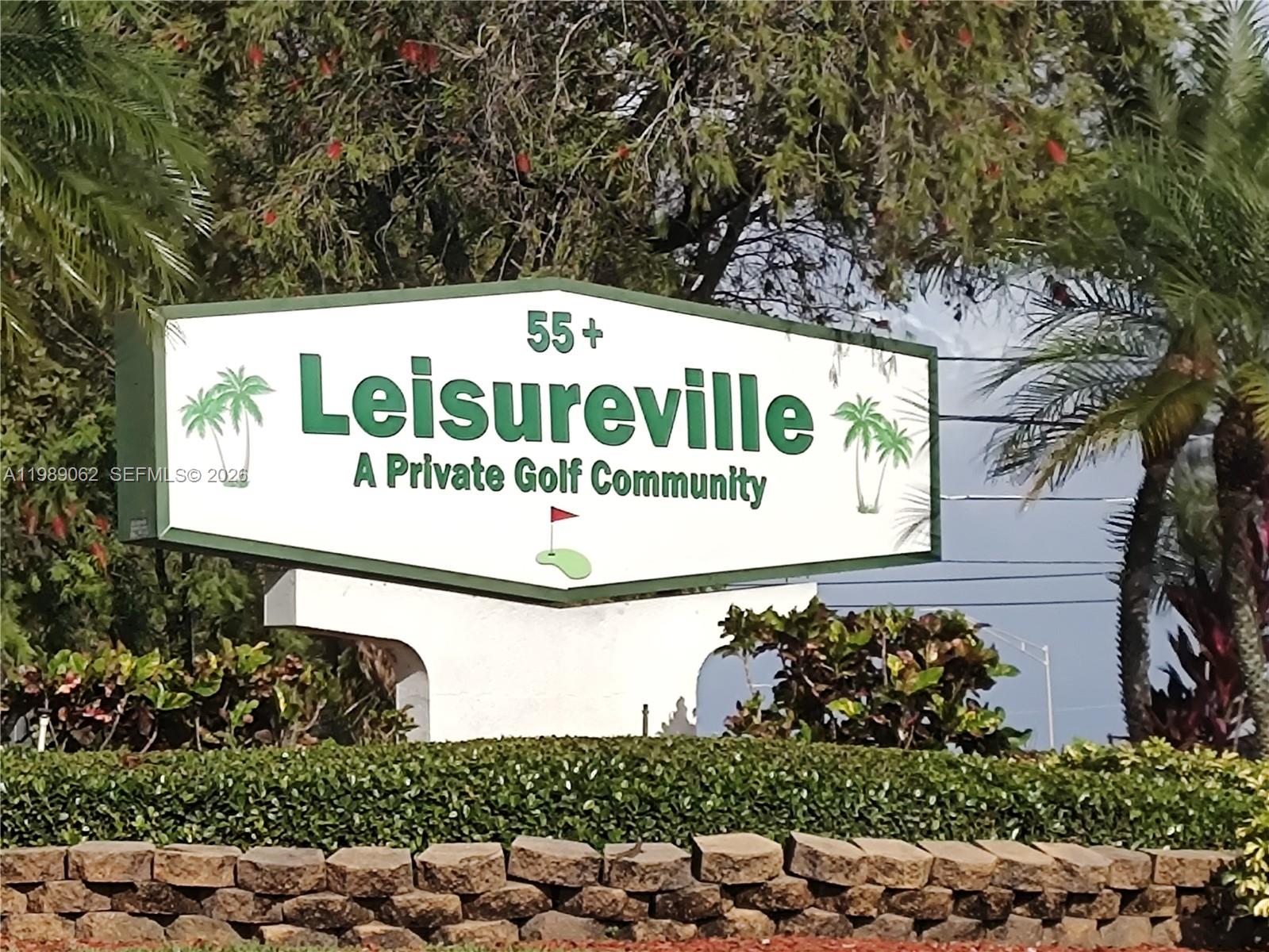 55+ Leisureville Golf Community - 2 Bed/2 Bath - Second Floor Unit - Enclosed Balcony - New A/C and Water Heater - Common Laundry  - NO LAND LEASE - Community offers Pools, Sauna, Clubhouses, Courtesy Bus, Shuffleboard, Bocce and Golf Course - Association requires minimum of 700 Credit Score & one-time $500 Capital Contribution - Association Application and Approval is required - Cash only.