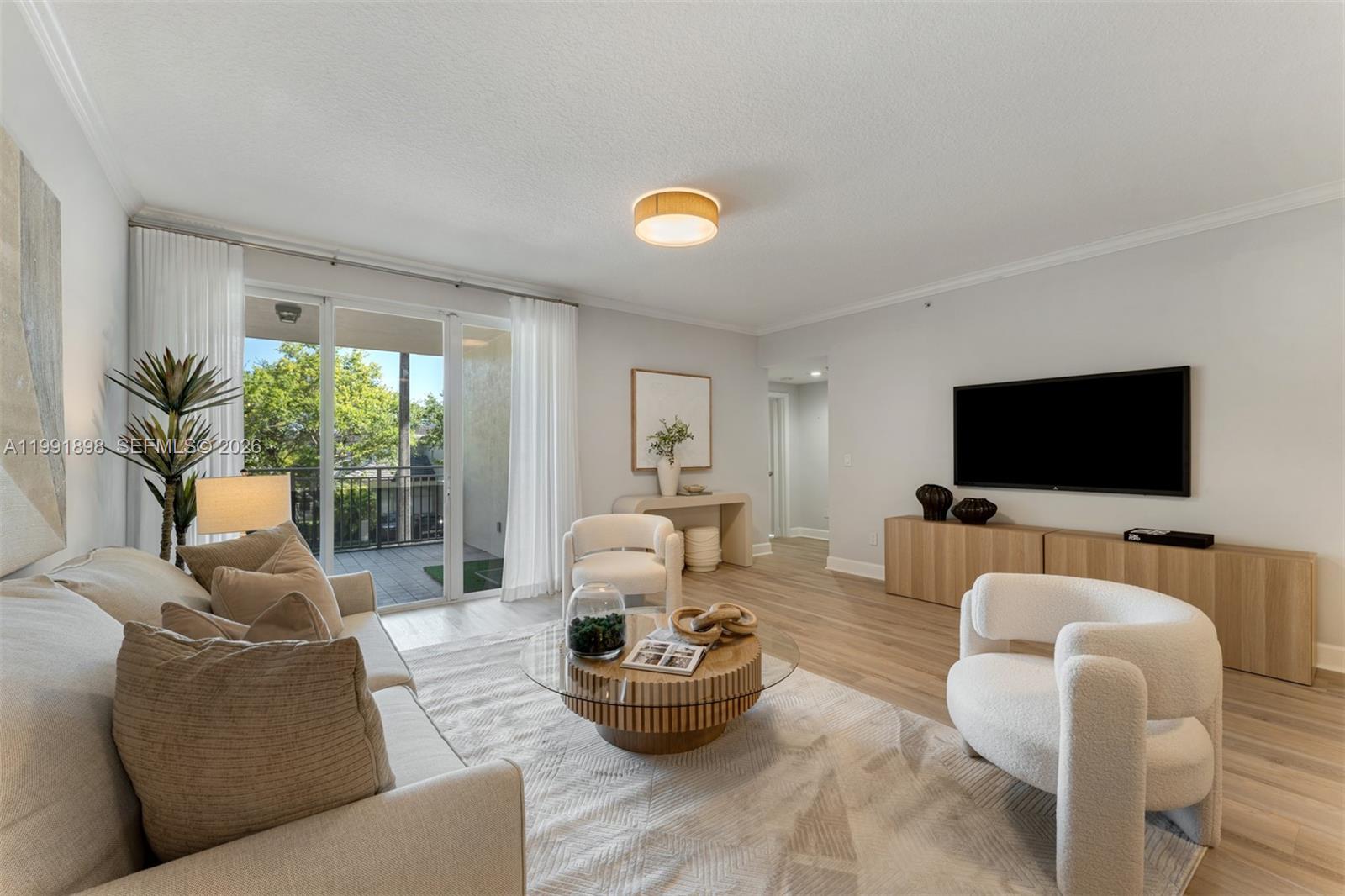 Welcome to The Reserve at Pinecrest. This exceptional 4-bedroom, 2.5-bath corner residence offers an elevated lifestyle in the heart of Pinecrest, ideally positioned near some of Miami’s top-rated schools. As a desirable corner unit, the home enjoys enhanced privacy and abundant natural light throughout. Thoughtfully renovated in 2023, it showcases bright, contemporary interiors, impact glass throughout, and a generous private balcony that seamlessly extends the living space outdoors. Nestled along a quiet, tree-lined street, the community features a beautifully appointed clubhouse, fitness center, and impeccably maintained grounds. Complete with two assigned parking spaces and a private storage unit, this is a refined offering in a truly prime location.
