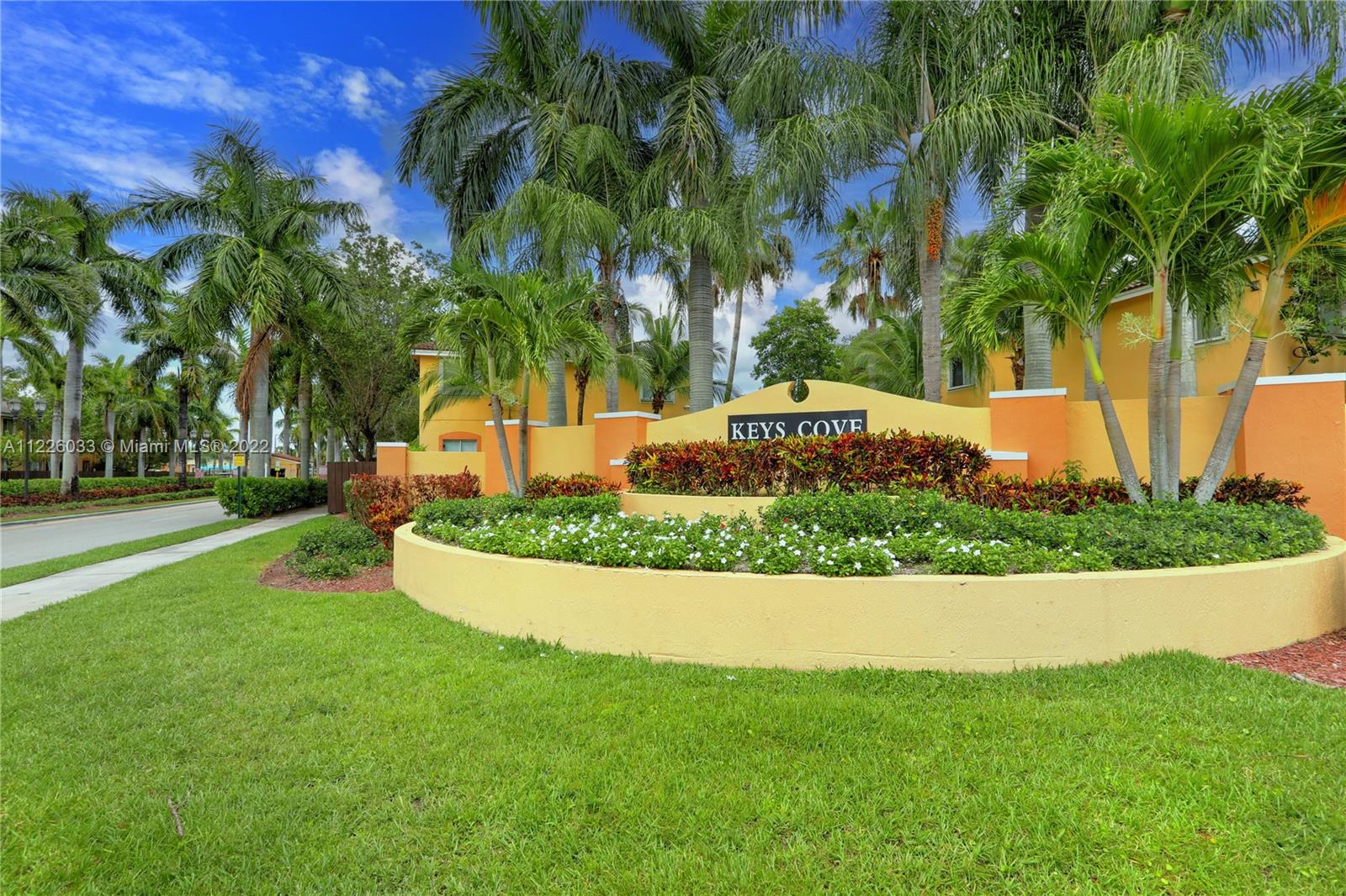 Spacious, bright, updated 2/2 in excellent location, blocks from Turnpike, in the well known community of Keys Cove. The unit offers brand new porcelain tiles, newly updated kitchen w/granite, updated bathrooms, W/D in unit, new AC (2020), accordion shutters and fresh paint. The unit is in a completely secure complex with pool and fitness center. Located close to shops, restaurants, easy access to major highways and much more