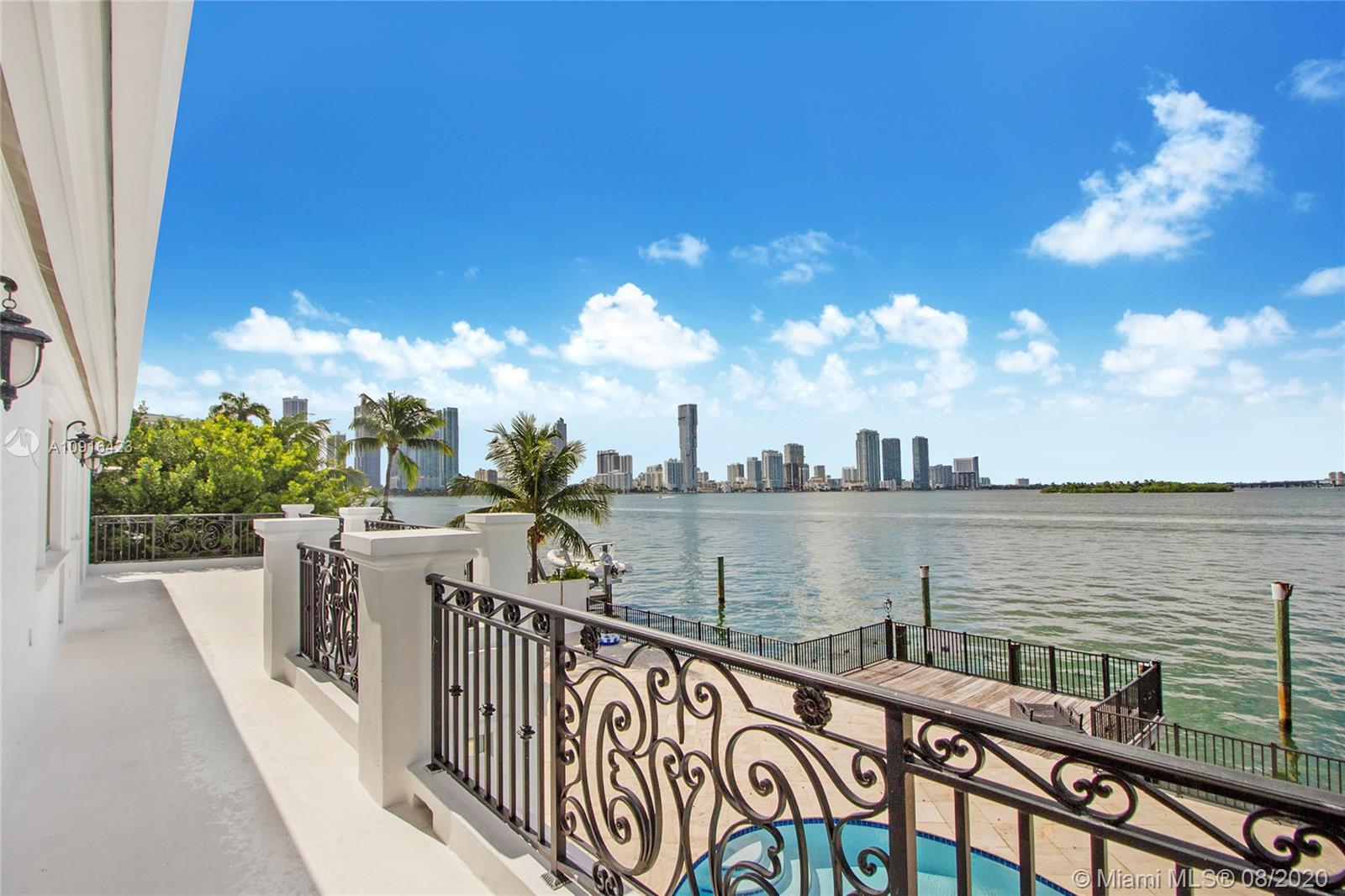 Enjoy the fine lines and dignity of this timeless WATERFRONT CLASSIC with EXPANSIVE and BREATHTAKING VIEWS of the City and Biscayne Bay.  RENOVATED and ENLARGED since her 1938 debut, she enjoys an OVERSIZED property with 85 feet of ocean frontage that can accommodate beautiful entry gardens and even more building expansion opportunities. Or simply enjoy this spacious 4bd/3.5ba beauty as she graciously awaits you today with her generous full-width second floor veranda and versatile rooftop panoramic overlook tower. 
      You are among good company on this vibrant secluded waterfront block with homes recently selling or pending sale in the $11M, $8M, and $13.6 ranges.  Bring your offer today.