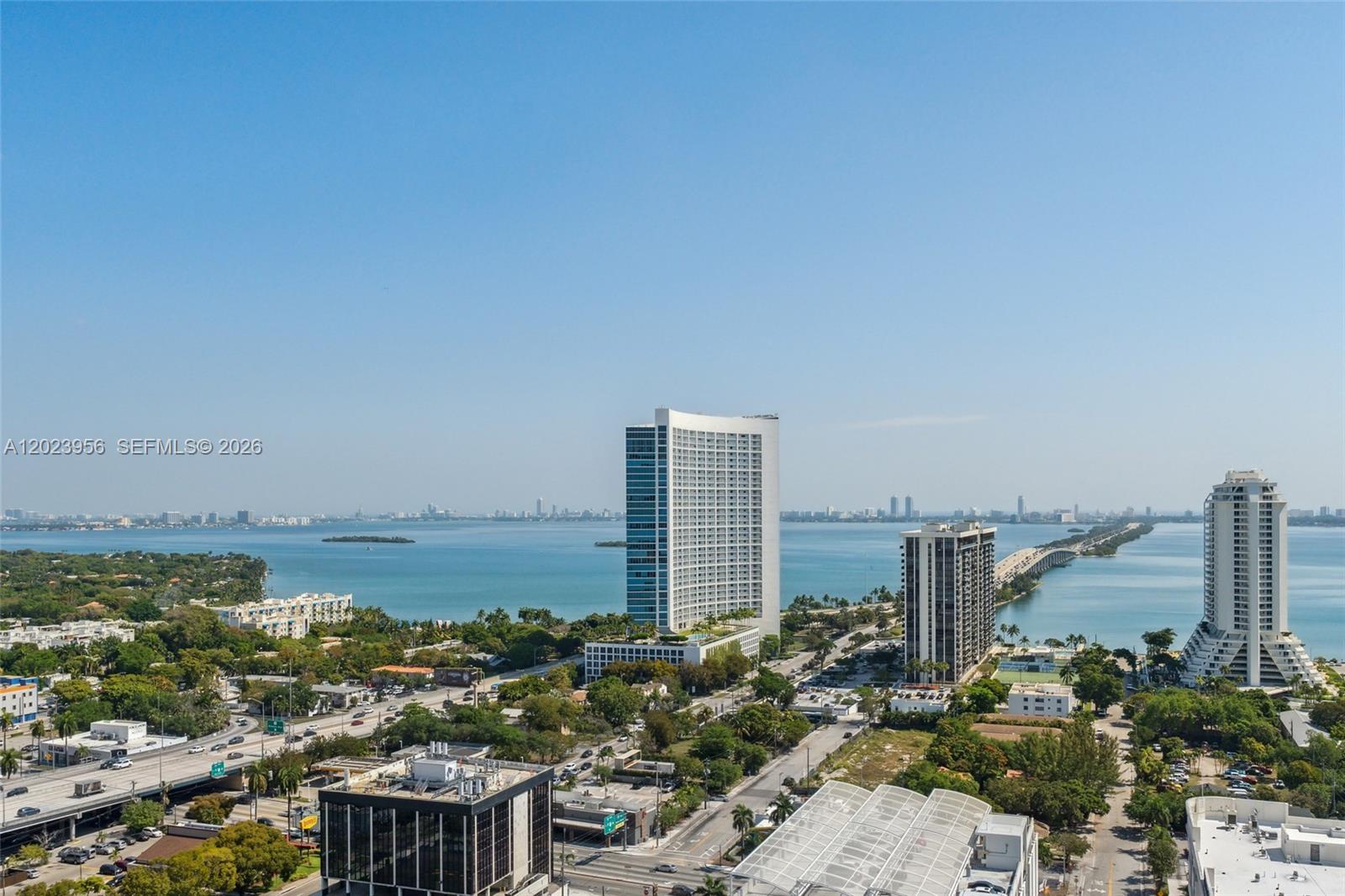 Gorgeous, and tastefully furnished corner unit with magnificent views of the bay and the city. Oversized wrap around balcony, spacious bedroom, 10 ft ceilings, open style kitchen with stainless steel appliances, Italian cabinetry and quartz countertop. Tile floors all throughout, spacious walk-in closet, floor-to-ceiling impact glass windows and doors. Resort style amenities such as swimming pool, plunge pools, state-of-the-art gym, spa, playground, concierge and more. Midtown shopping and restaurants at your doorstep, minutes to Wynwood, walking distance to the Design District and Miami Beach! Available for 6 months only.