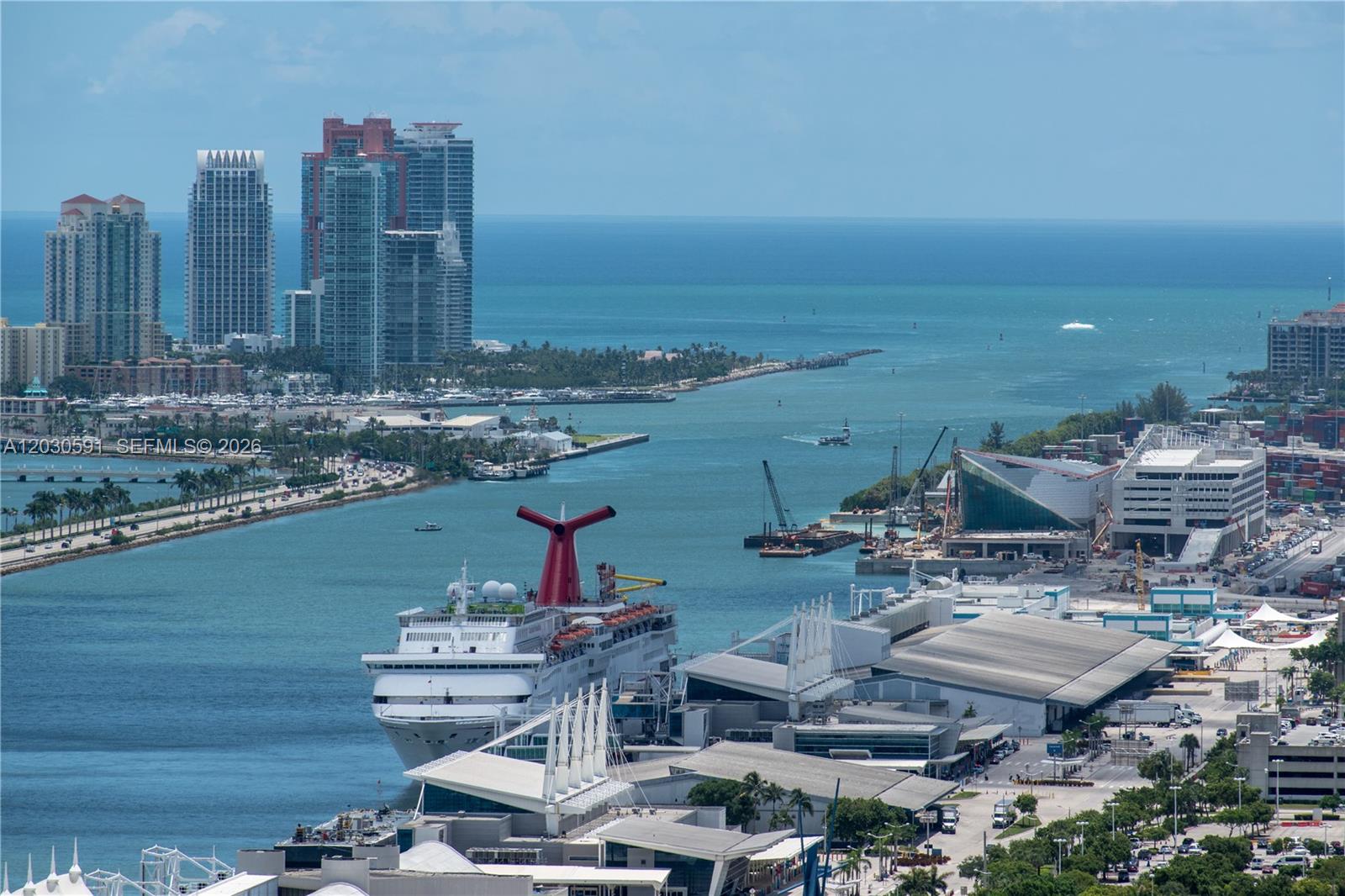 Experience elevated Miami living from this spectacular 41st-floor corner residence at Marina Blue. This stunning 2-bedroom, 2-bathroom home showcases breathtaking, unobstructed panoramic views of Biscayne Bay, South Beach, and the glittering Downtown Miami skyline through expansive floor-to-ceiling glass.

Enjoy both sunrise and sunset from two private terraces offering desirable East and West exposures. The thoughtfully designed interior features a modern kitchen with stainless steel appliances, granite countertops, sleek white lacquer cabinetry, and a spacious pantry, complemented by an open-concept living and dining area ideal for entertaining.

Residents of Marina Blue enjoy an unparalleled resort-style lifestyle with world-class amenities, including two oversized swimming pools, a state-of-the-art fitness center, spa, yoga studio, mini-golf course, beach volleyball court, BBQ grilling areas, concierge services, valet parking, and 24-hour security.

Ideally situated in the heart of Downtown Miami, directly across from Kaseya Center and just moments from Bayfront Park, the Pérez Art Museum Miami (PAMM), Museum Park, Miami Worldcenter, Brickell, Wynwood, and South Beach. Luxury, convenience, and spectacular views come together in one of Miami's most desirable waterfront addresses.