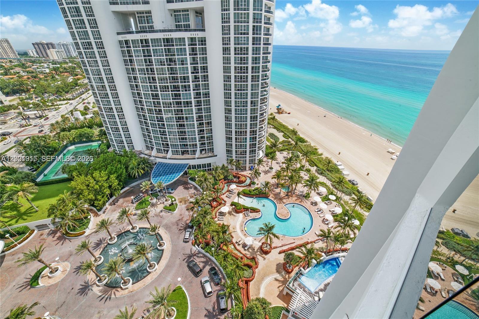PRICED TO SELL! LUXURY OCEANFRONT PROPERTY 5-STAR RESORT ON THE BEACH, FULLY FURNISHED EXTENDED 1,168 SF ONE BEDROOM WITH DIRECT ACCESS TO THE BEACH,  VERY SPACIOUS BEDROOM 1.5 BATHROOMS  10ft CEILINGS, TERRACE WITH PANORAMIC OCEAN AND BAY VIEWS, FLOOR TO CEILING WINDOWS WITH ELECTRIC BLINDS, LARGE MASTER BEDROOM, WHITE TILE FLOOR, AC STORAGE. GATED & SECURE BUILDING ENTRANCE, SPA, FITNESS CENTER, 4 POOLS, TENNIS COURTS, KIDS ROOM,   BEACH CAFE, POOLSIDE BAR, DOGS PARK, VALET, DOORMAN, AND CONCIERGE. NEARBY GROCERY, RESTAURANTS, AND SHOPPING ARE CLOSE BY, CLOSE TO BALL HARBOUR MALL AND AVENTURA MALL.