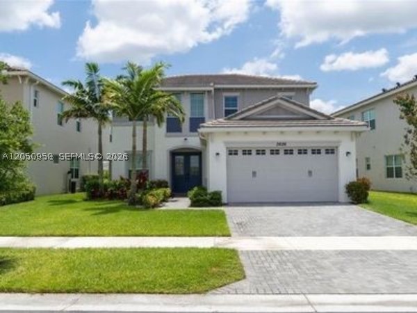 This brand-new home has a classic and elegant design. Upon entering the house, you are greeted with a large and open living area. The living room features large windows that let in plenty of natural light. There’s also a dining area, a large kitchen with stainless steel appliances, a center island, and plenty of counter space. Upstairs, there’s a grand master suite with a spacious bedroom, a walk-in closet, and a luxurious master bathroom with a double vanity, a soaking tub, and a separate shower. Two additional bedrooms with a shared bathroom and a laundry room.