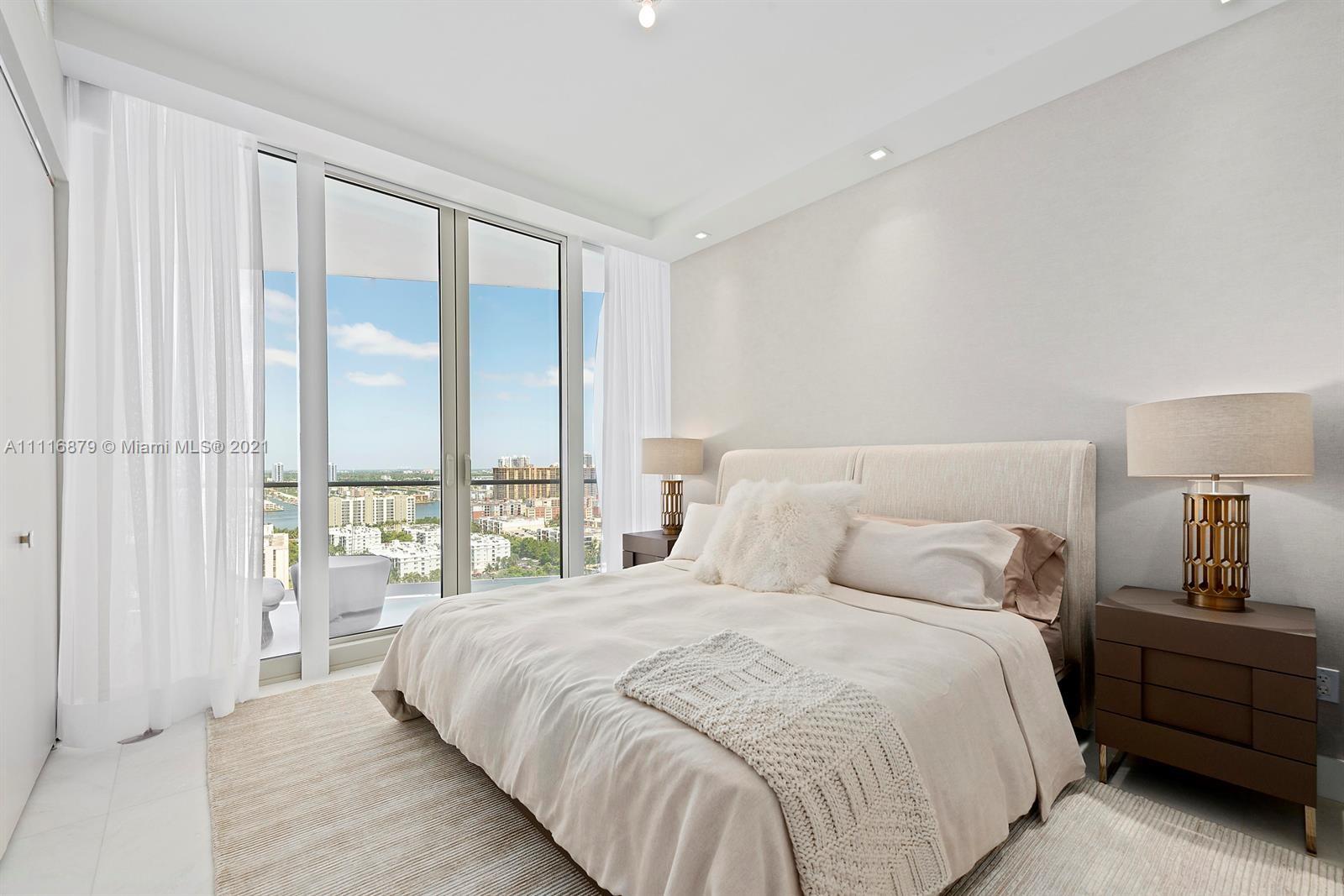 Magnificent turn-key model unit available for immediate occupancy. 
4-5 1/2 bath apartment overlooking the ocean and the city. Artefacto furniture. Never lived in. Bring your fussiest buyers. Apartment has 4 bedrooms + den + maids quarters