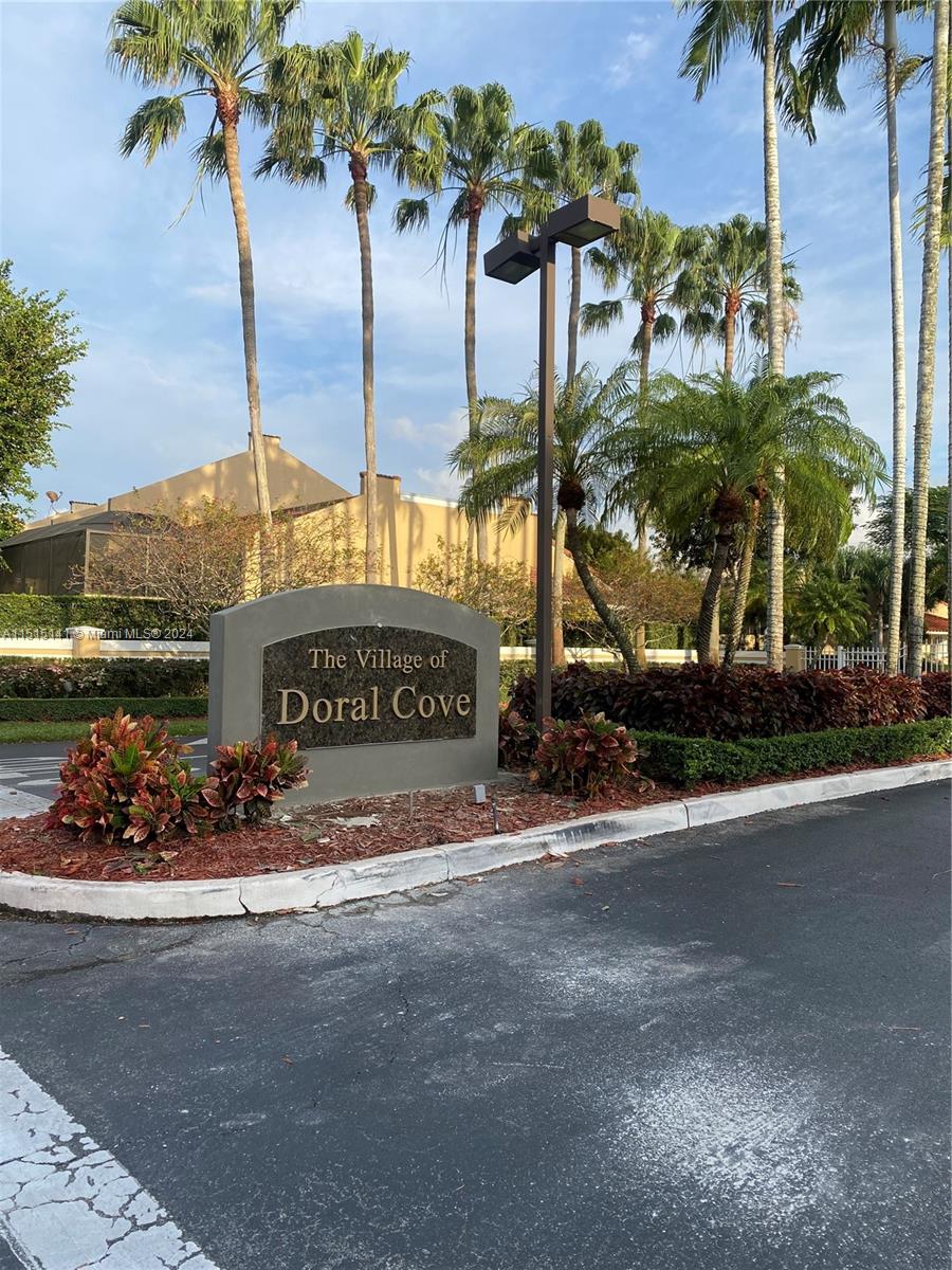 Experience luxury living in this stunning 4-bed, 2.5-bath townhouse at The Village of Coral Cove! Revel in the beauty of remodeled floors and bathrooms, a chic kitchen with granite countertops, and a delightful terrace and patio. Your rental includes exclusive access to the prestigious Doral Park Golf and Country Club, featuring pools, tennis courts, playgrounds, restaurants, a gym, sauna, and much more.  Act quickly—don't miss the chance to call this prestigious place home!