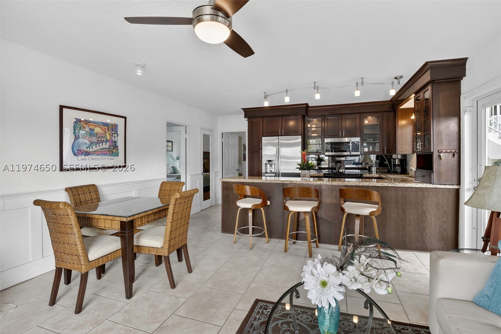 Waterfront 2-bedroom, 2-bath condo in Riverview Gardens, located just off Las Olas in the heart of Fort Lauderdale. This second-floor fully furnished corner unit offers beautiful canal and Intracoastal views with ocean access and no fixed bridges.

The kitchen has just been fully renovated with modern finishes, and the unit includes an in-unit washer and dryer for added convenience. Light-filled living spaces, tile and wood floors, and a well-designed layout make this a perfect primary residence or seasonal retreat.

Enjoy a prime location just minutes from dining, shopping, and the beach.