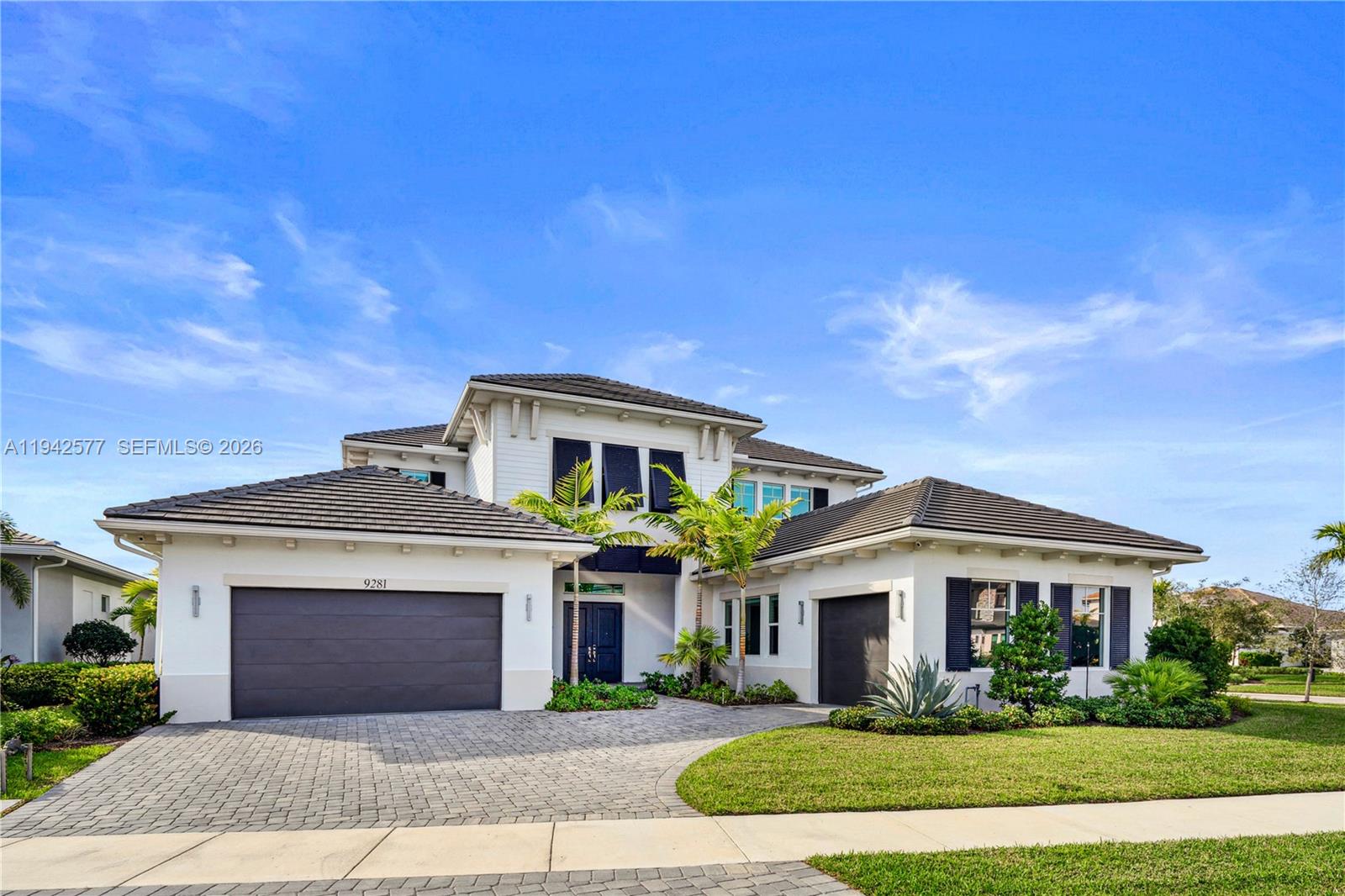 You’re cruising home on your golf cart as the Florida sky lights up at sunset—and it hits you, this is everyday life. 9281 Coral Isles Circle is set on a rare .35-acre corner lot within the gated enclave of Coral Isles, offering one of the largest homesites in the community and a level of space that’s increasingly hard to find in newer construction. The Dominica model spans 5,300+ square feet with 5 bedrooms, 6.5 baths, soaring 12-foot ceilings, a first-floor primary suite, loft, flex/club room, and a 3-car garage—a layout that truly works for daily living, hosting, and long-term flexibility.

The oversized corner lot creates a rare opportunity to design your ideal outdoor lifestyle—pool, entertaining areas, or simply room to breathe—while the home itself presents a clean, move-in-ready canvas for the next owner. Compared to similar floor plans on smaller lots or with higher replacement costs today, this property represents a strong value opportunity within Avenir.

Life here extends well beyond the home. Avenir is golf-cart friendly with miles of paths, parks, and green space. Residents enjoy a resort-style clubhouse with pools, fitness center, tennis and pickleball, plus access to The Nest, featuring a café and social programming. A future town center with dining, shopping, and entertainment adds long-term appeal.

*Photos with furniture are AI-generated for illustrative purposes only.