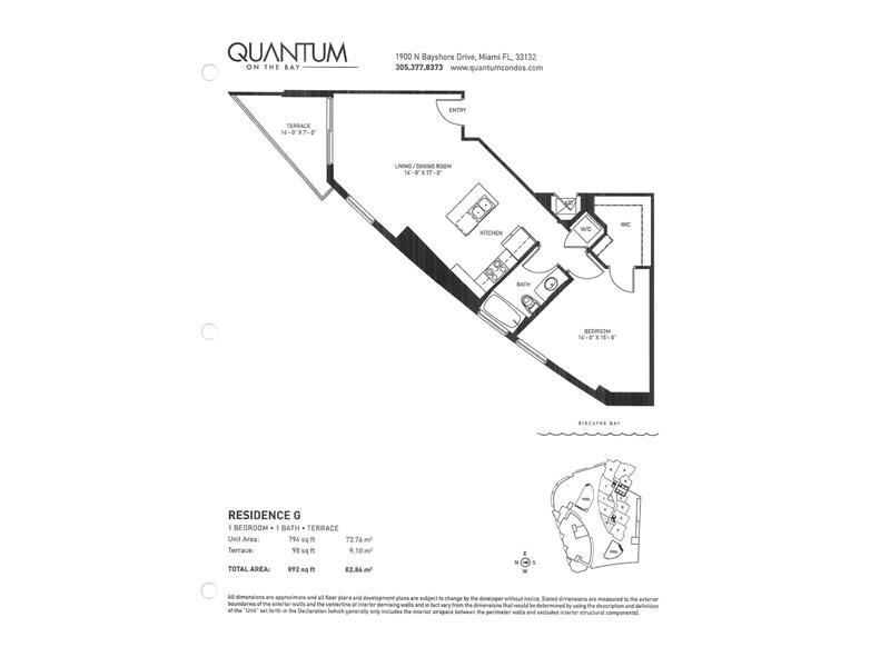 QUANTUM ON THE BAY CONDO - Residential Lease
